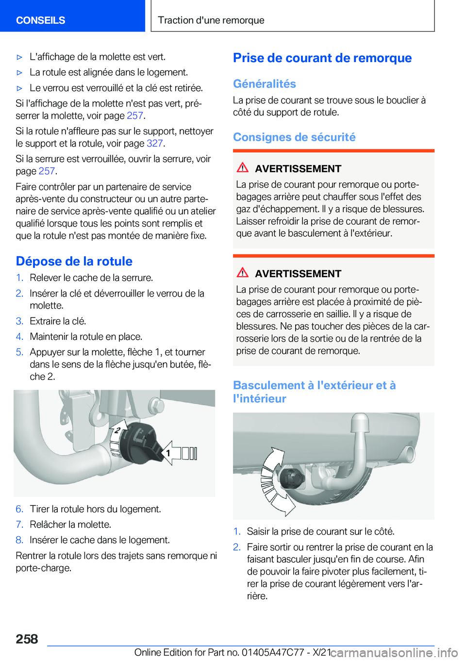 BMW X2 2022  Notices Demploi (in French) 'x�L�'�a�f�f�i�c�h�a�g�e��d�e��l�a��m�o�l�e�t�t�e��e�s�t��v�e�r�t�.'x�L�a��r�o�t�u�l�e��e�s�t��a�l�i�g�n�é�e��d�a�n�s��l�e��l�o�g�e�m�e�n�t�.'x�L�e��v�e�r�r�o�u��e�s�t��