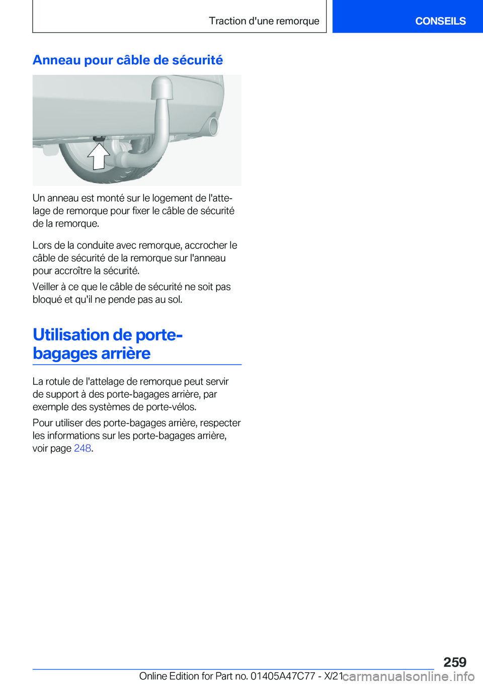 BMW X2 2022  Notices Demploi (in French) �A�n�n�e�a�u��p�o�u�r��c�