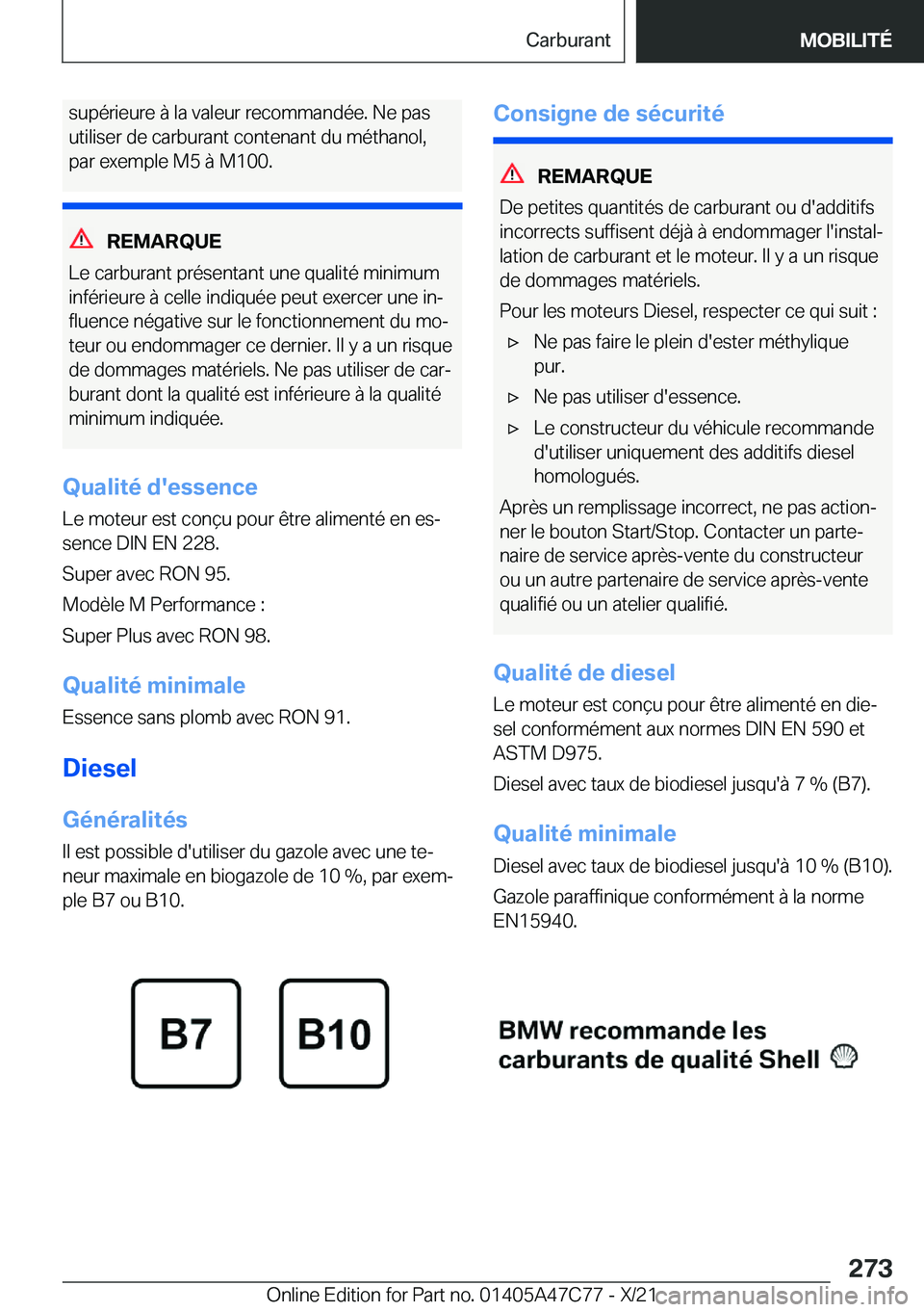 BMW X2 2022  Notices Demploi (in French) �s�u�p�é�r�i�e�u�r�e��