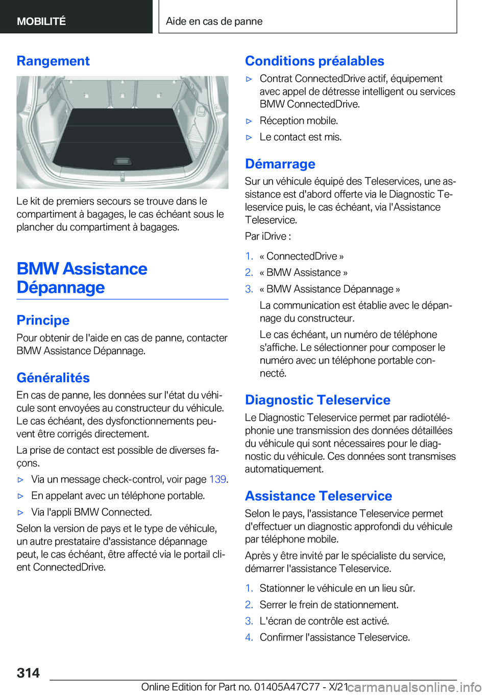 BMW X2 2022  Notices Demploi (in French) �R�a�n�g�e�m�e�n�t
�L�e��k�i�t��d�e��p�r�e�m�i�e�r�s��s�e�c�o�u�r�s��s�e��t�r�o�u�v�e��d�a�n�s��l�e�c�o�m�p�a�r�t�i�m�e�n�t��