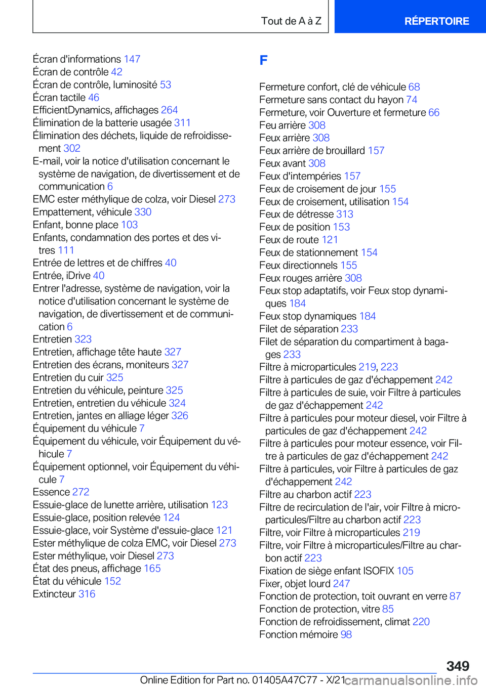 BMW X2 2022  Notices Demploi (in French) �