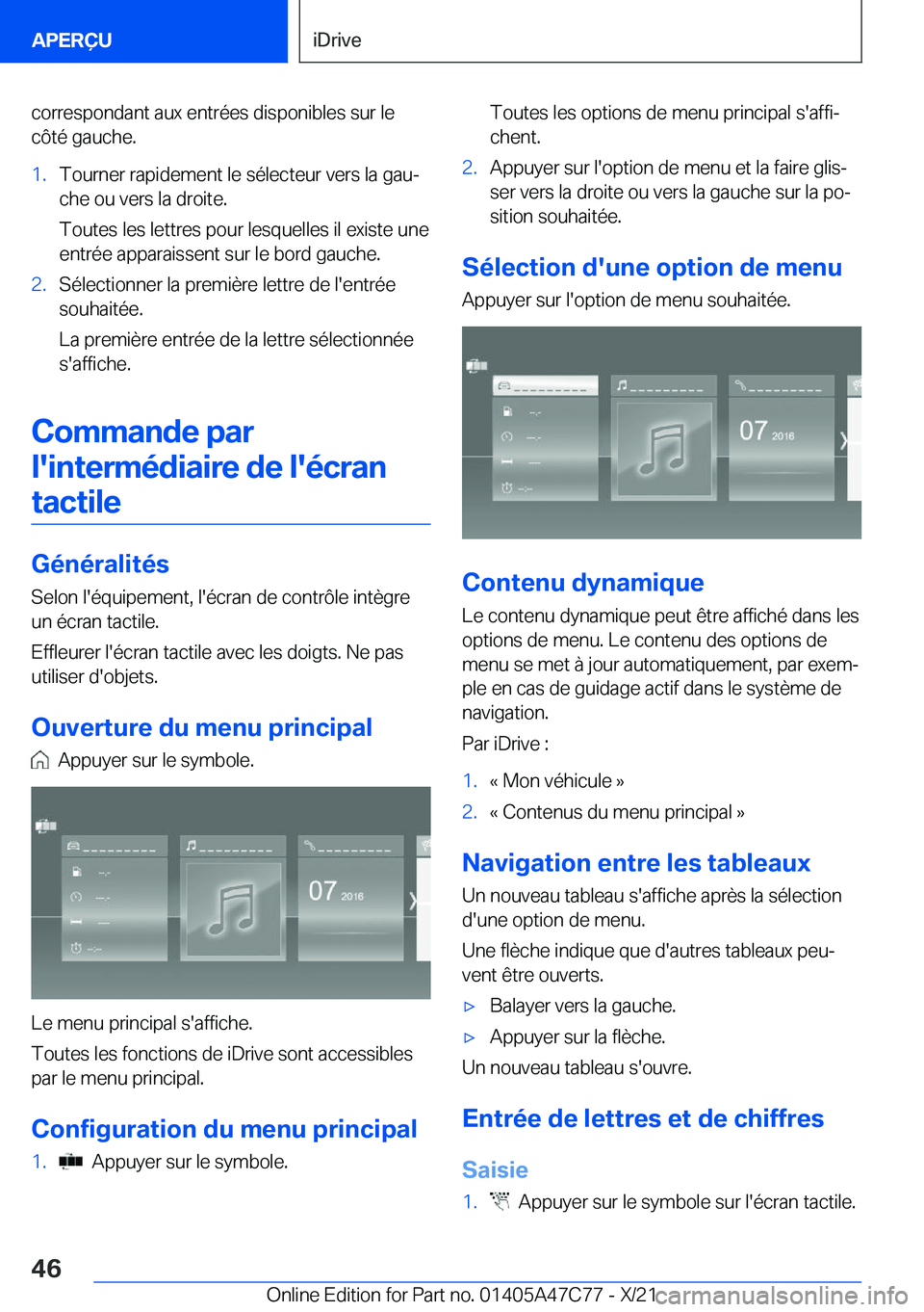 BMW X2 2022  Notices Demploi (in French) �c�o�r�r�e�s�p�o�n�d�a�n�t��a�u�x��e�n�t�r�é�e�s��d�i�s�p�o�n�i�b�l�e�s��s�u�r��l�e�c�