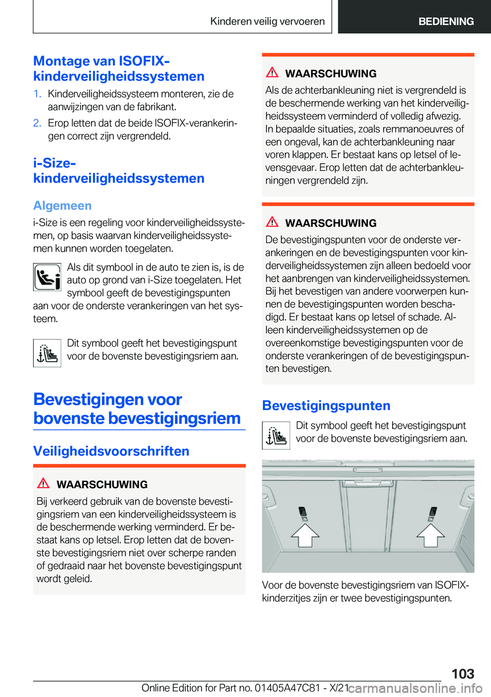BMW X2 2022  Instructieboekjes (in Dutch) �M�o�n�t�a�g�e��v�a�n��I�S�O�F�I�X�-
�k�i�n�d�e�r�v�e�i�l�i�g�h�e�i�d�s�s�y�s�t�e�m�e�n�1�.�K�i�n�d�e�r�v�e�i�l�i�g�h�e�i�d�s�s�y�s�t�e�e�m��m�o�n�t�e�r�e�n�,��z�i�e��d�e
�a�a�n�w�i�j�z�i�n�g�e�n