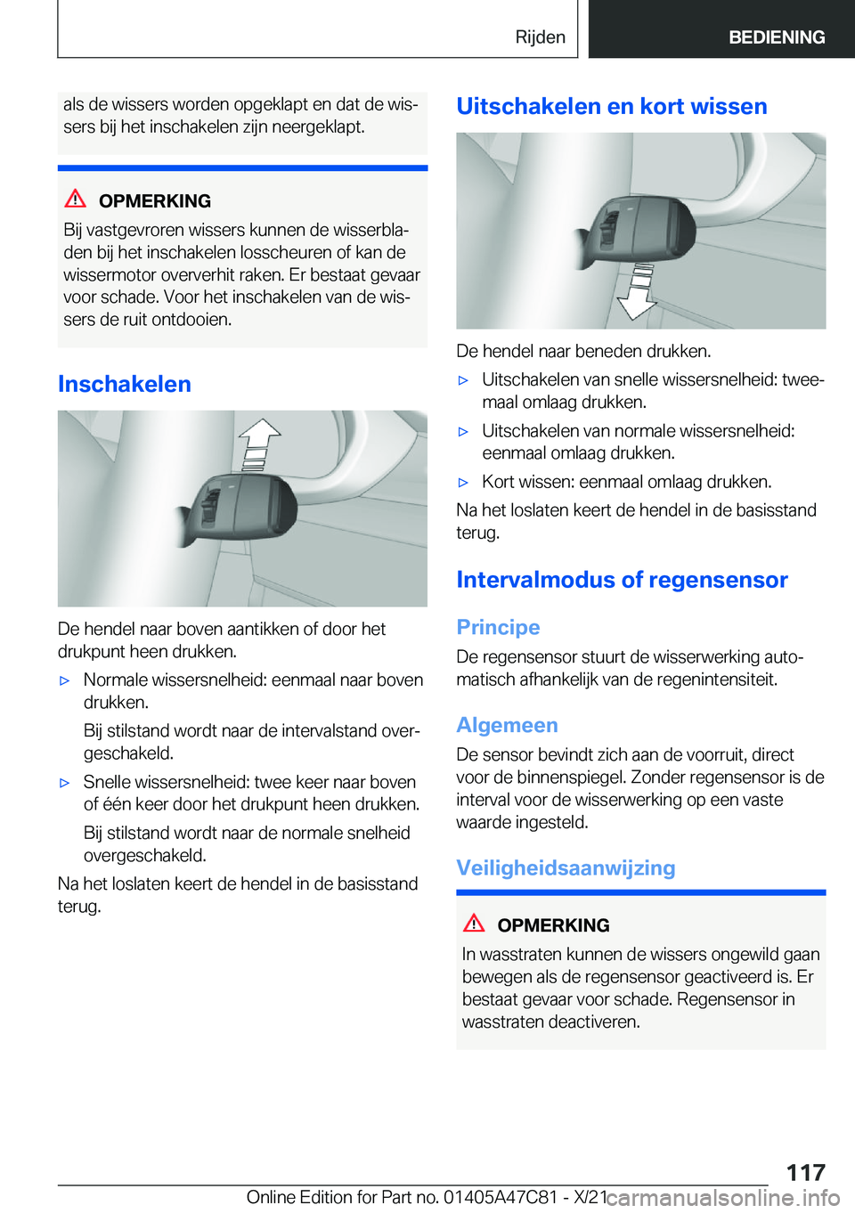BMW X2 2022  Instructieboekjes (in Dutch) �a�l�s��d�e��w�i�s�s�e�r�s��w�o�r�d�e�n��o�p�g�e�k�l�a�p�t��e�n��d�a�t��d�e��w�i�sj
�s�e�r�s��b�i�j��h�e�t��i�n�s�c�h�a�k�e�l�e�n��z�i�j�n��n�e�e�r�g�e�k�l�a�p�t�.
�O�P�M�E�R�K�I�N�G
�B�