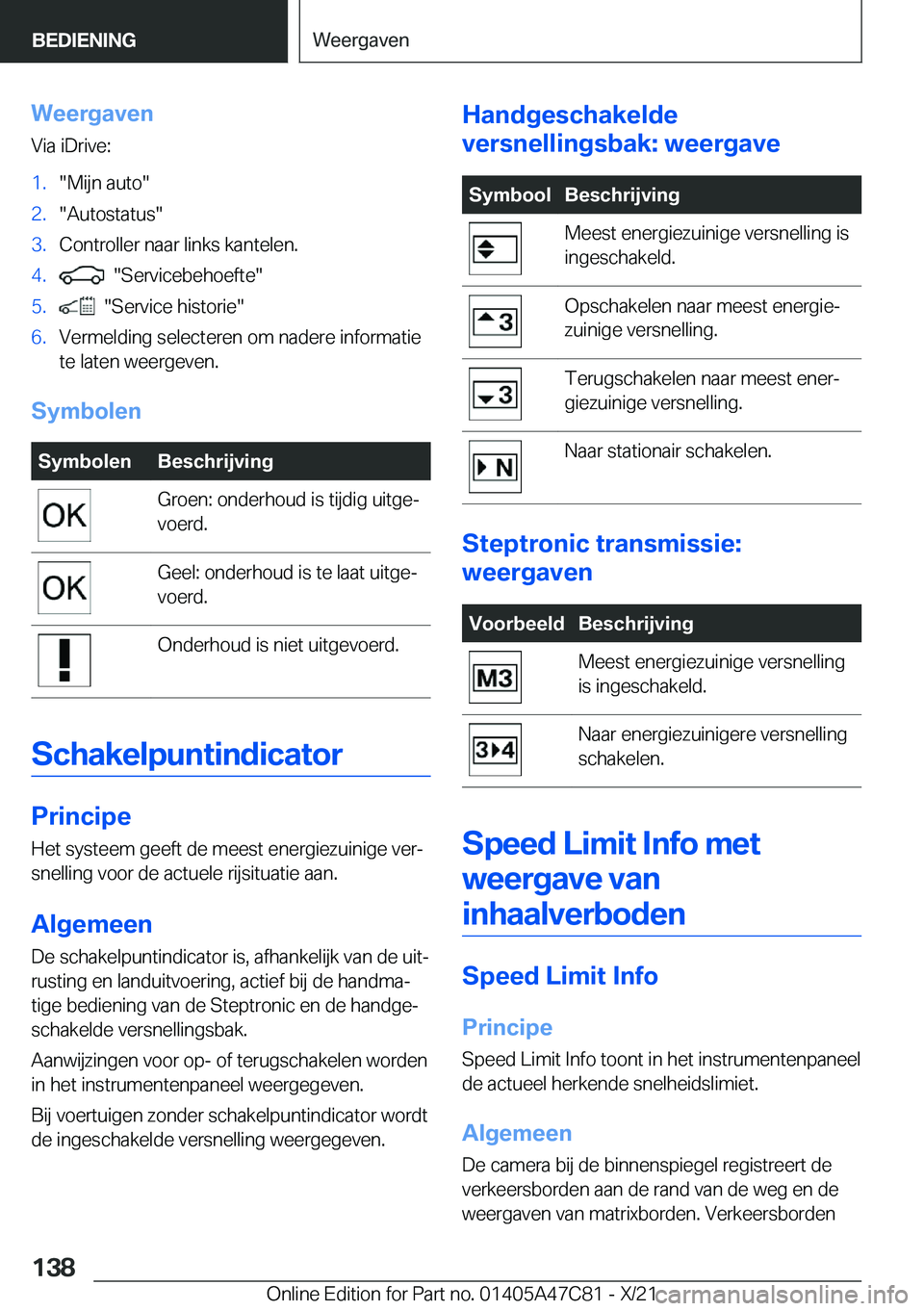 BMW X2 2022  Instructieboekjes (in Dutch) �W�e�e�r�g�a�v�e�n�V�i�a��i�D�r�i�v�e�:�1�.��M�i�j�n��a�u�t�o��2�.��A�u�t�o�s�t�a�t�u�s��3�.�C�o�n�t�r�o�l�l�e�r��n�a�a�r��l�i�n�k�s��k�a�n�t�e�l�e�n�.�4�.����S�e�r�v�i�c�e�b�e�h�o�e�f�t�e