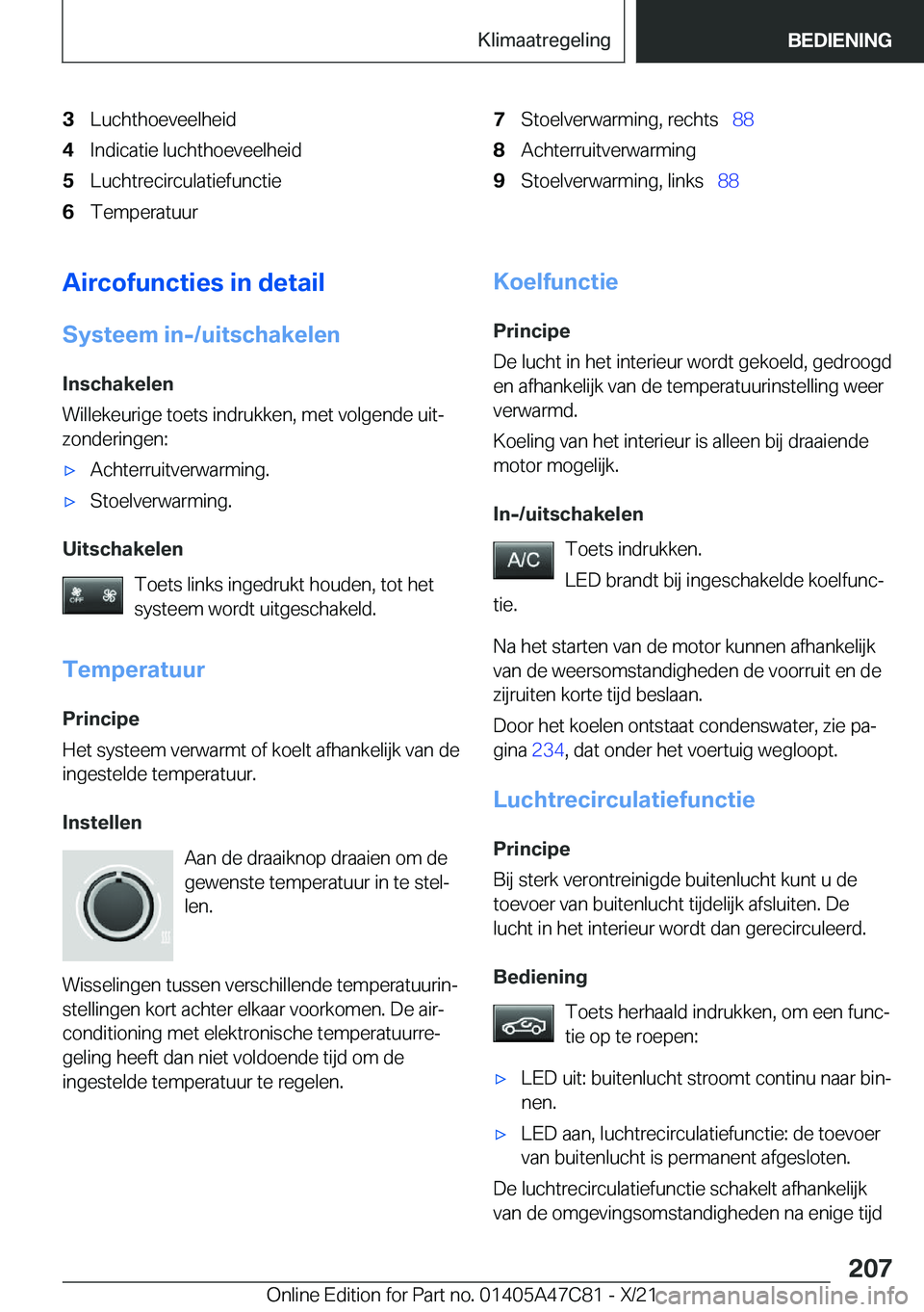 BMW X2 2022  Instructieboekjes (in Dutch) �3�L�u�c�h�t�h�o�e�v�e�e�l�h�e�i�d�4�I�n�d�i�c�a�t�i�e��l�u�c�h�t�h�o�e�v�e�e�l�h�e�i�d�5�L�u�c�h�t�r�e�c�i�r�c�u�l�a�t�i�e�f�u�n�c�t�i�e�6�T�e�m�p�e�r�a�t�u�u�r�7�S�t�o�e�l�v�e�r�w�a�r�m�i�n�g�,��r