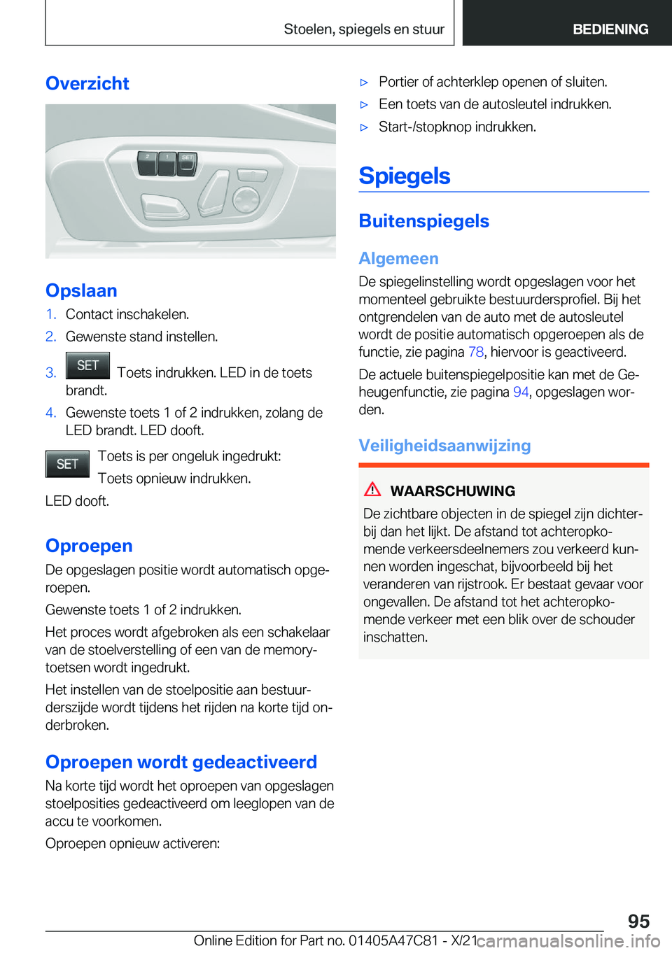 BMW X2 2022  Instructieboekjes (in Dutch) �O�v�e�r�z�i�c�h�t
�O�p�s�l�a�a�n
�1�.�C�o�n�t�a�c�t��i�n�s�c�h�a�k�e�l�e�n�.�2�.�G�e�w�e�n�s�t�e��s�t�a�n�d��i�n�s�t�e�l�l�e�n�.�3�.���T�o�e�t�s��i�n�d�r�u�k�k�e�n�.��L�E�D��i�n��d�e��t�o�e