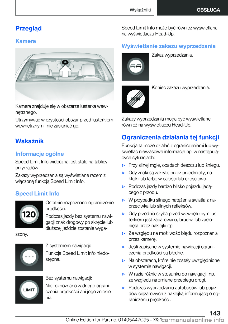 BMW X2 2022  Instrukcja obsługi (in Polish) �P�r�z�e�g�l�ą�d�K�a�m�e�r�a
�K�a�m�e�r�a��z�n�a�j�d�u�j�e��s�i�