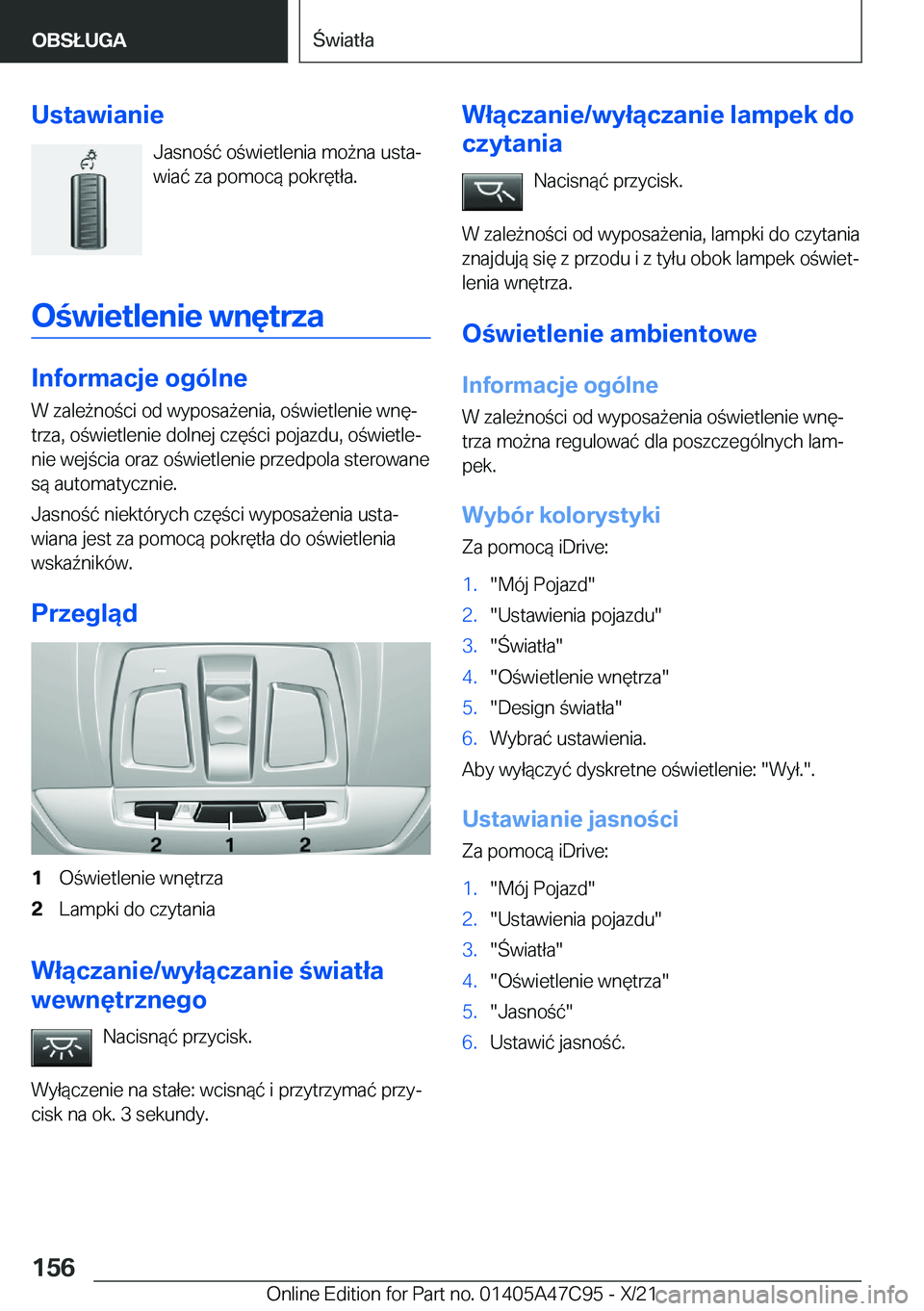 BMW X2 2022  Instrukcja obsługi (in Polish) �U�s�t�a�w�i�a�n�i�e�J�a�s�n�o�