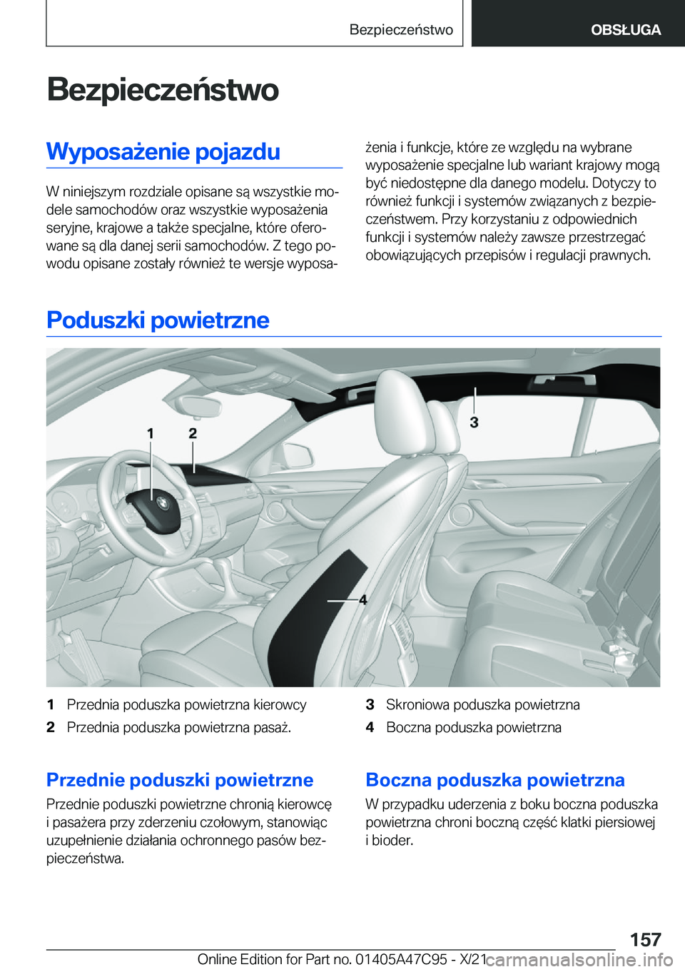 BMW X2 2022  Instrukcja obsługi (in Polish) �B�e�z�p�i�e�c�z�e�