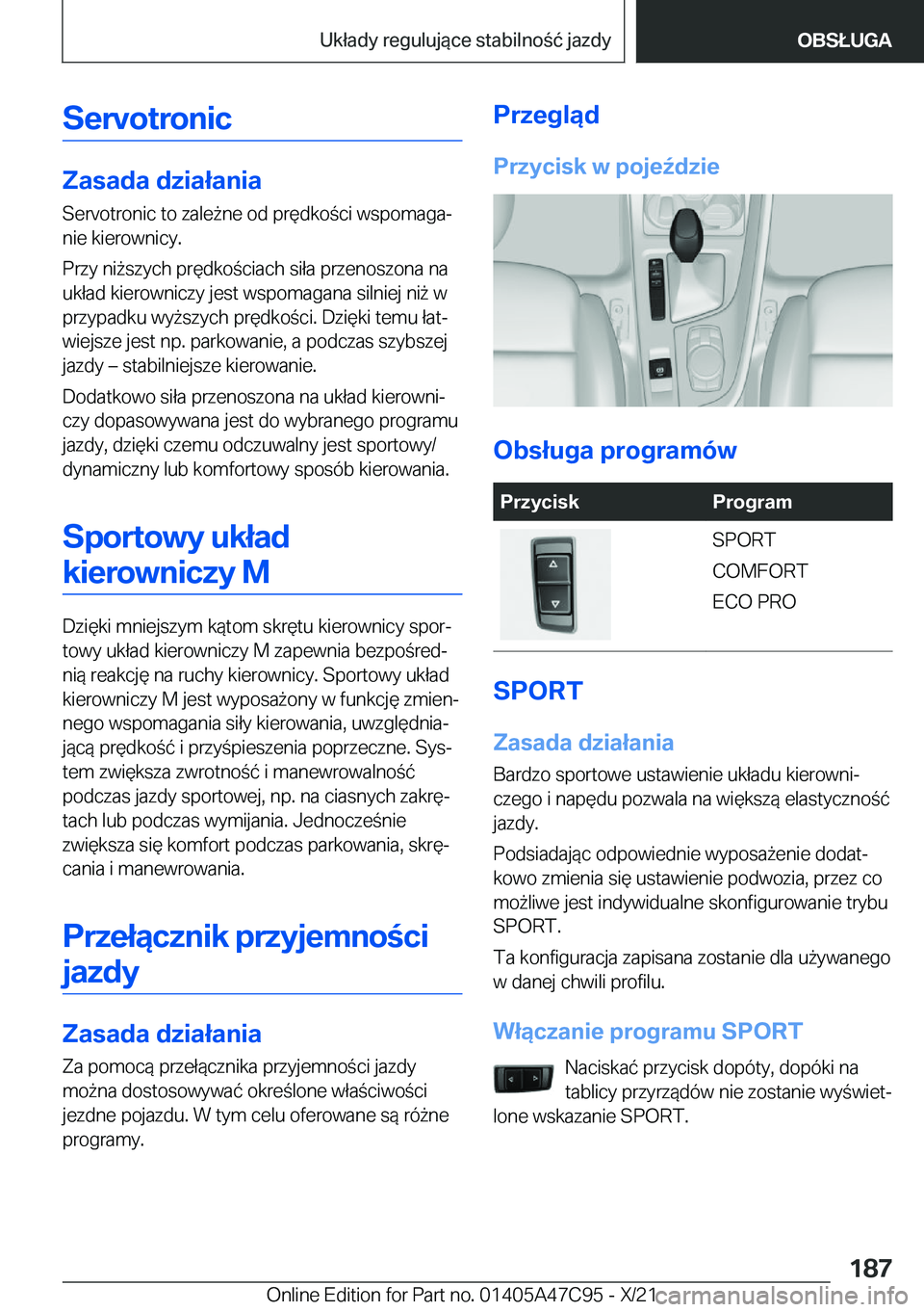 BMW X2 2022  Instrukcja obsługi (in Polish) �S�e�r�v�o�t�r�o�n�i�c
�Z�a�s�a�d�a��d�z�i�a�ł�a�n�i�a�S�e�r�v�o�t�r�o�n�i�c��t�o��z�a�l�e9�n�e��o�d��p�r�