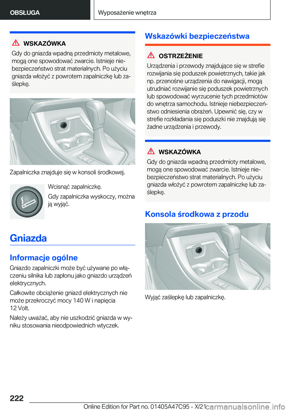 BMW X2 2022  Instrukcja obsługi (in Polish) �W�S�K�A�Z�