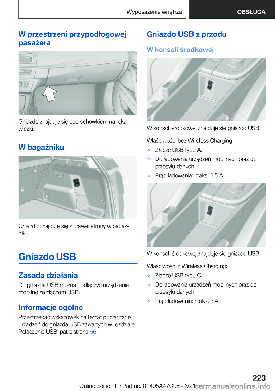 BMW X2 2022  Instrukcja obsługi (in Polish) �W��p�r�z�e�s�t�r�z�e�n�i��p�r�z�y�p�o�d�ł�o�g�o�w�e�j
�p�a�s�a9�e�r�a
�G�n�i�a�z�d�o��z�n�a�j�d�u�j�e��s�i�