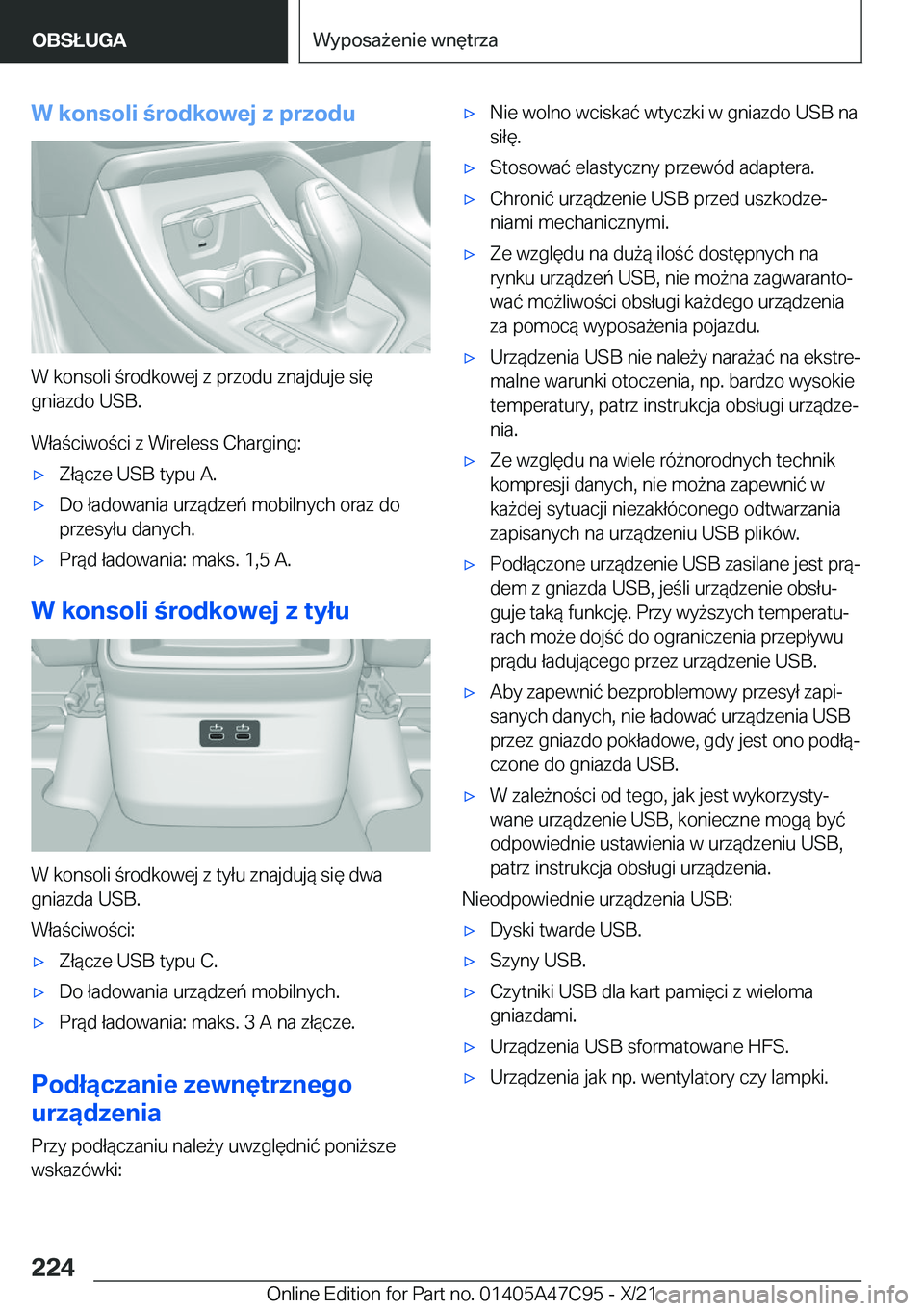 BMW X2 2022  Instrukcja obsługi (in Polish) �W��k�o�n�s�o�l�i��r�o�d�k�o�w�e�j��z��p�r�z�o�d�u
�W��k�o�n�s�o�l�i��r�o�d�k�o�w�e�j��z��p�r�z�o�d�u��z�n�a�j�d�u�j�e��s�i�