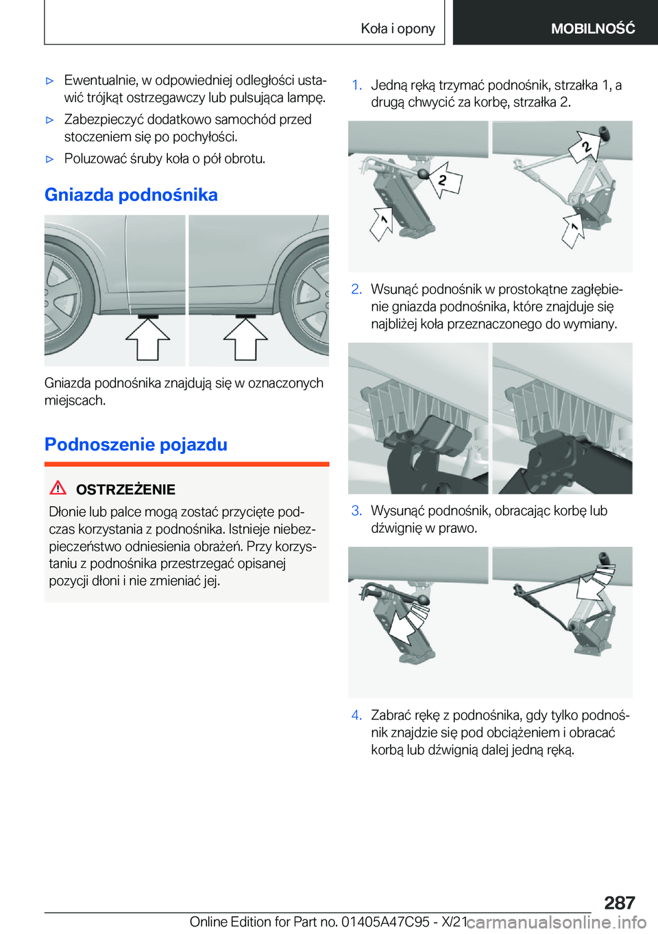 BMW X2 2022  Instrukcja obsługi (in Polish) 'x�E�w�e�n�t�u�a�l�n�i�e�,��w��o�d�p�o�w�i�e�d�n�i�e�j��o�d�l�e�g�ł�o�c�i��u�s�t�aj�w�i�