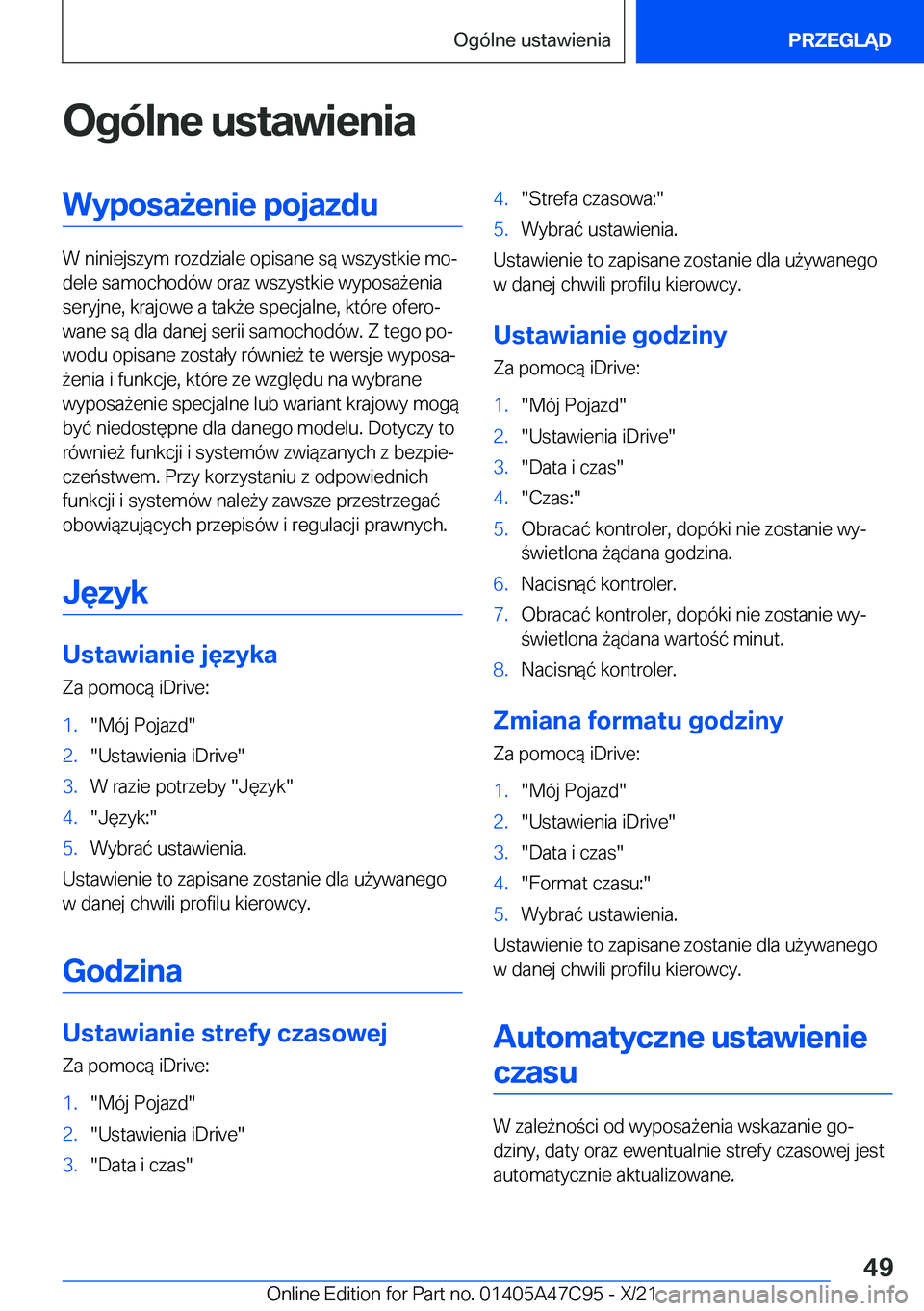 BMW X2 2022  Instrukcja obsługi (in Polish) �O�g�