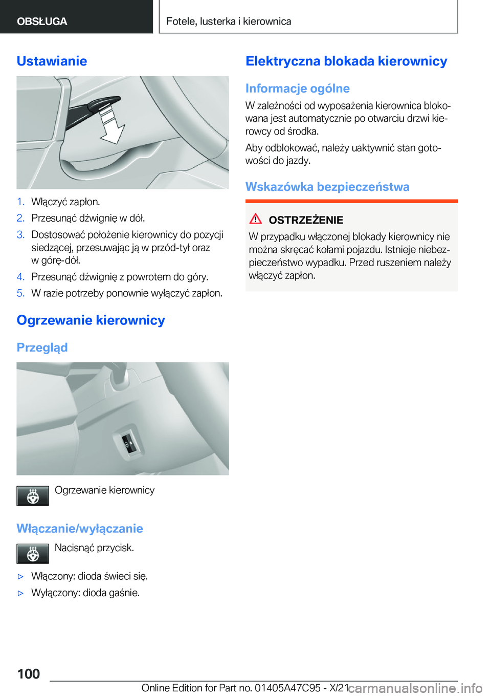 BMW X2 2022  Instrukcja obsługi (in Polish) �U�s�t�a�w�i�a�n�i�e�1�.�W�ł�