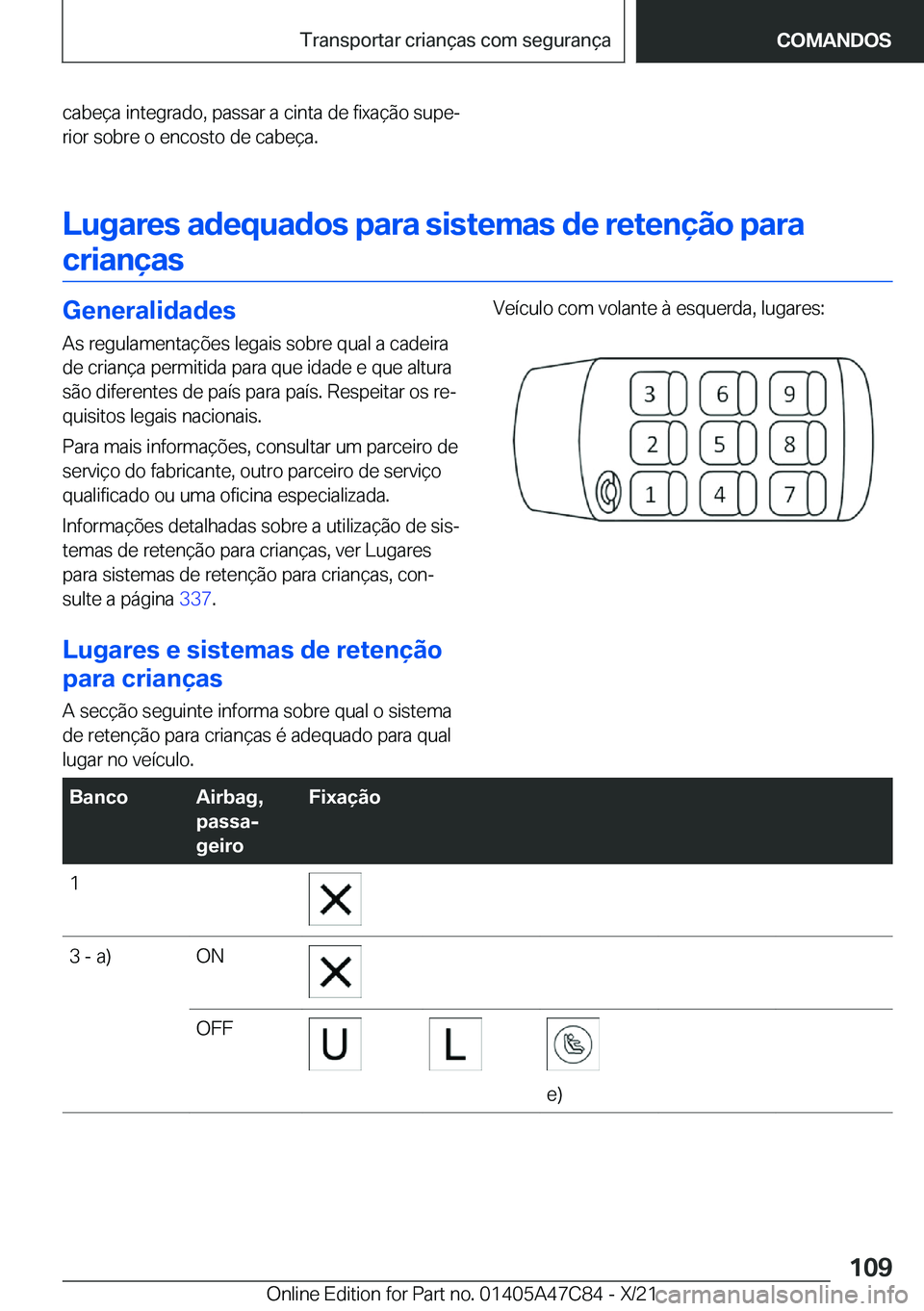 BMW X2 2022  Manual do condutor (in Portuguese) �c�a�b�e�