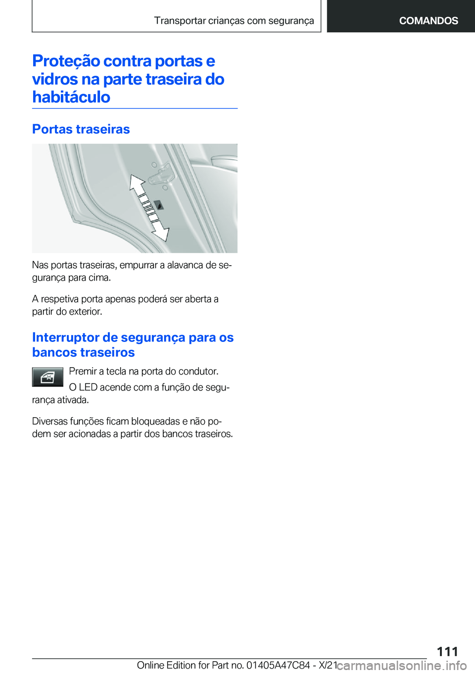 BMW X2 2022  Manual do condutor (in Portuguese) �P�r�o�t�e�