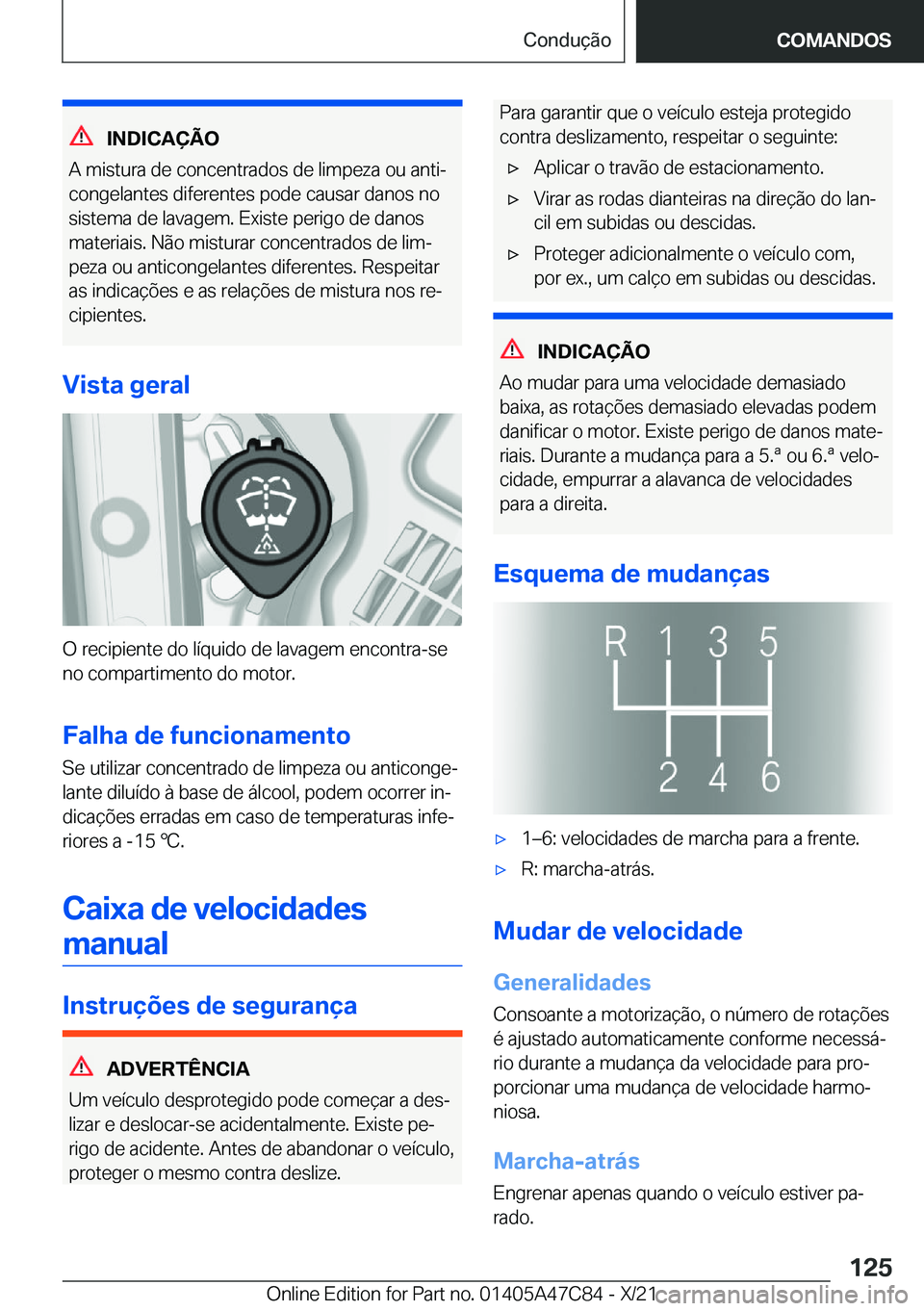 BMW X2 2022  Manual do condutor (in Portuguese) �I�N�D�I�C�A�