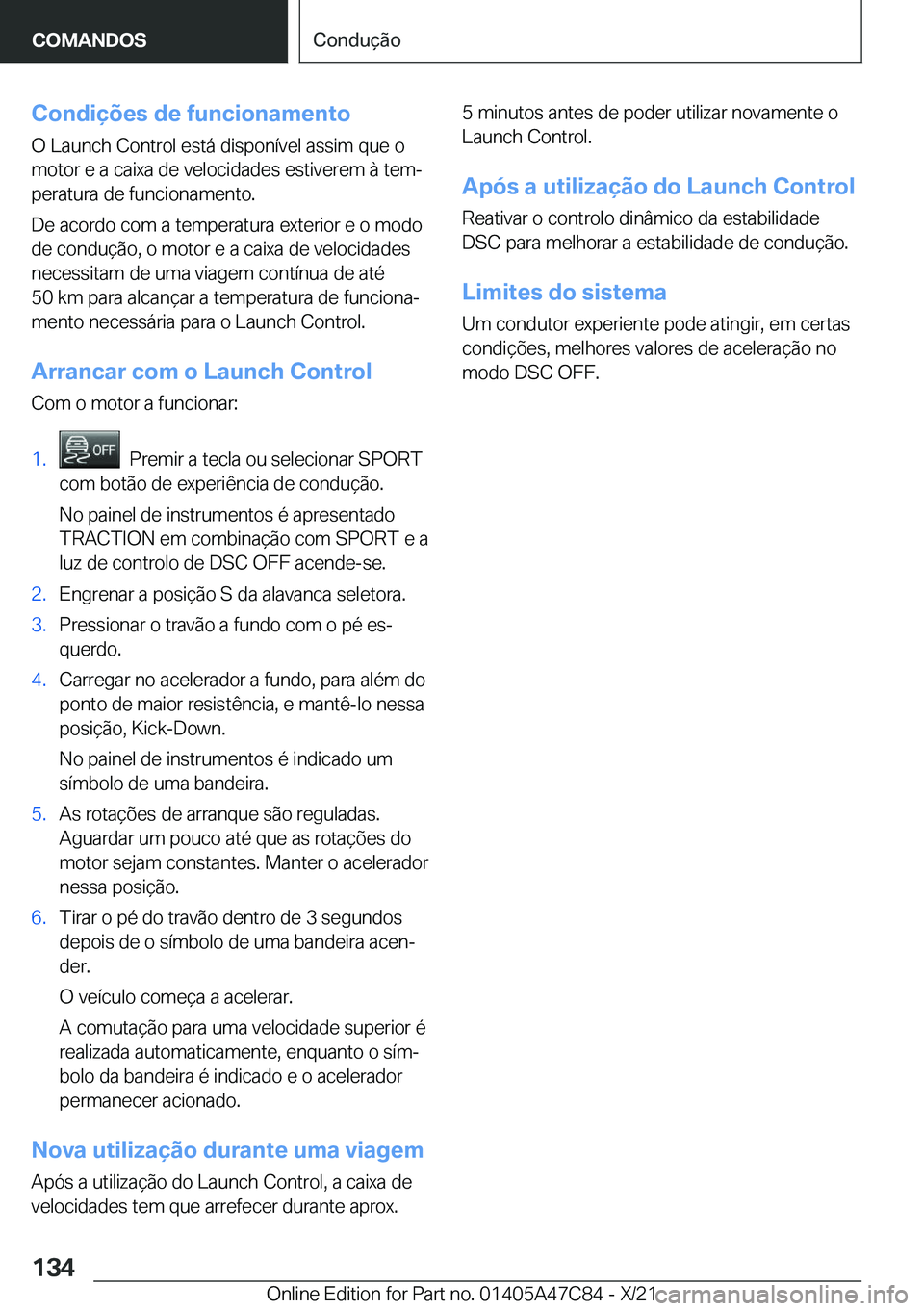 BMW X2 2022  Manual do condutor (in Portuguese) �C�o�n�d�i�