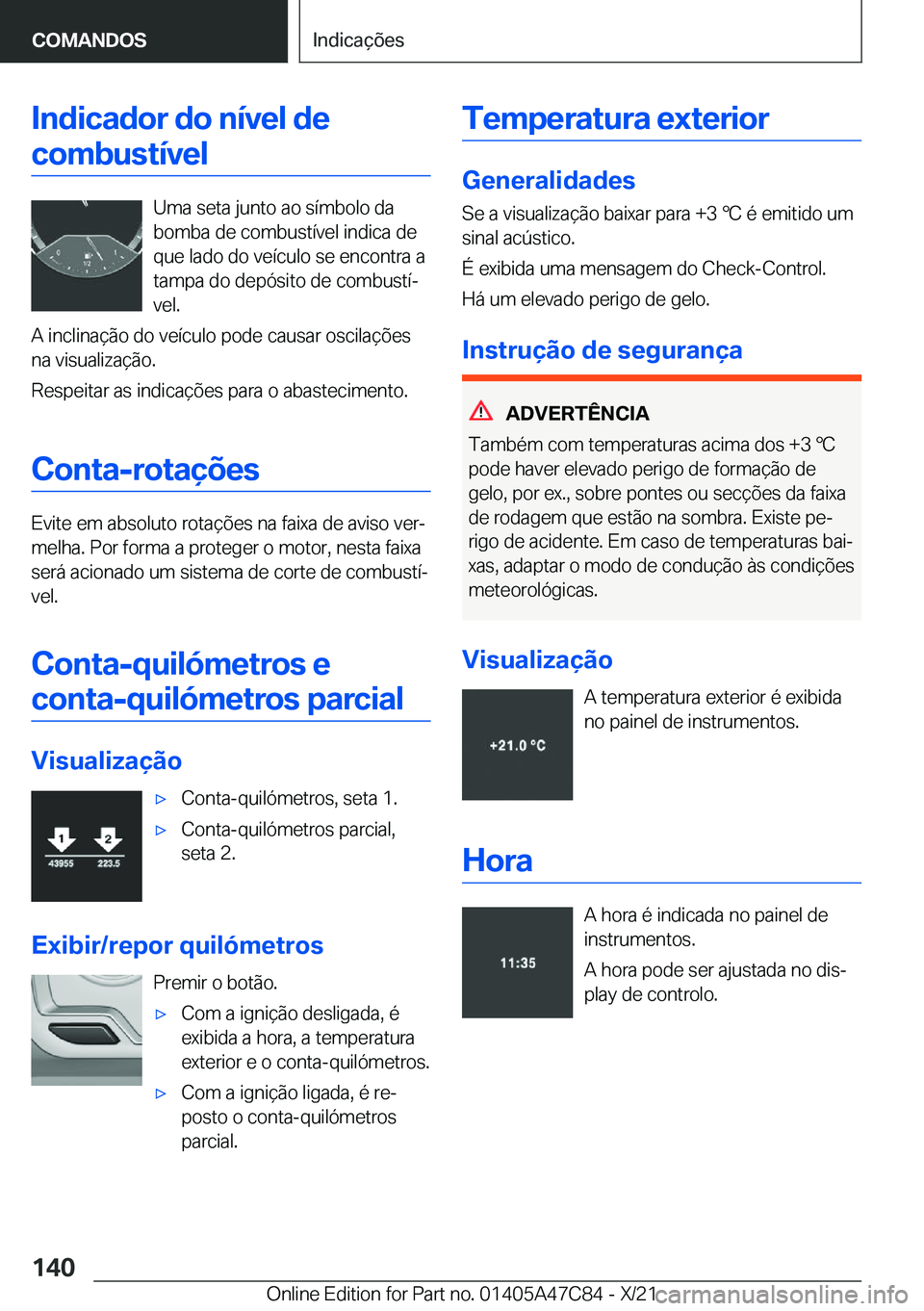 BMW X2 2022  Manual do condutor (in Portuguese) �I�n�d�i�c�a�d�o�r��d�o��n�