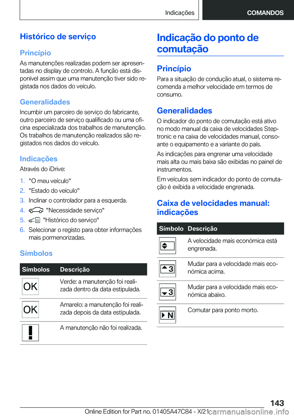 BMW X2 2022  Manual do condutor (in Portuguese) �H�i�s�t�