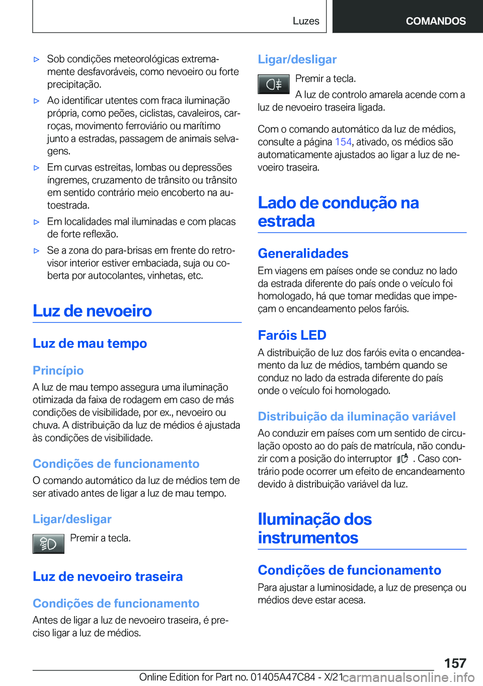BMW X2 2022  Manual do condutor (in Portuguese) x�S�o�b��c�o�n�d�i�