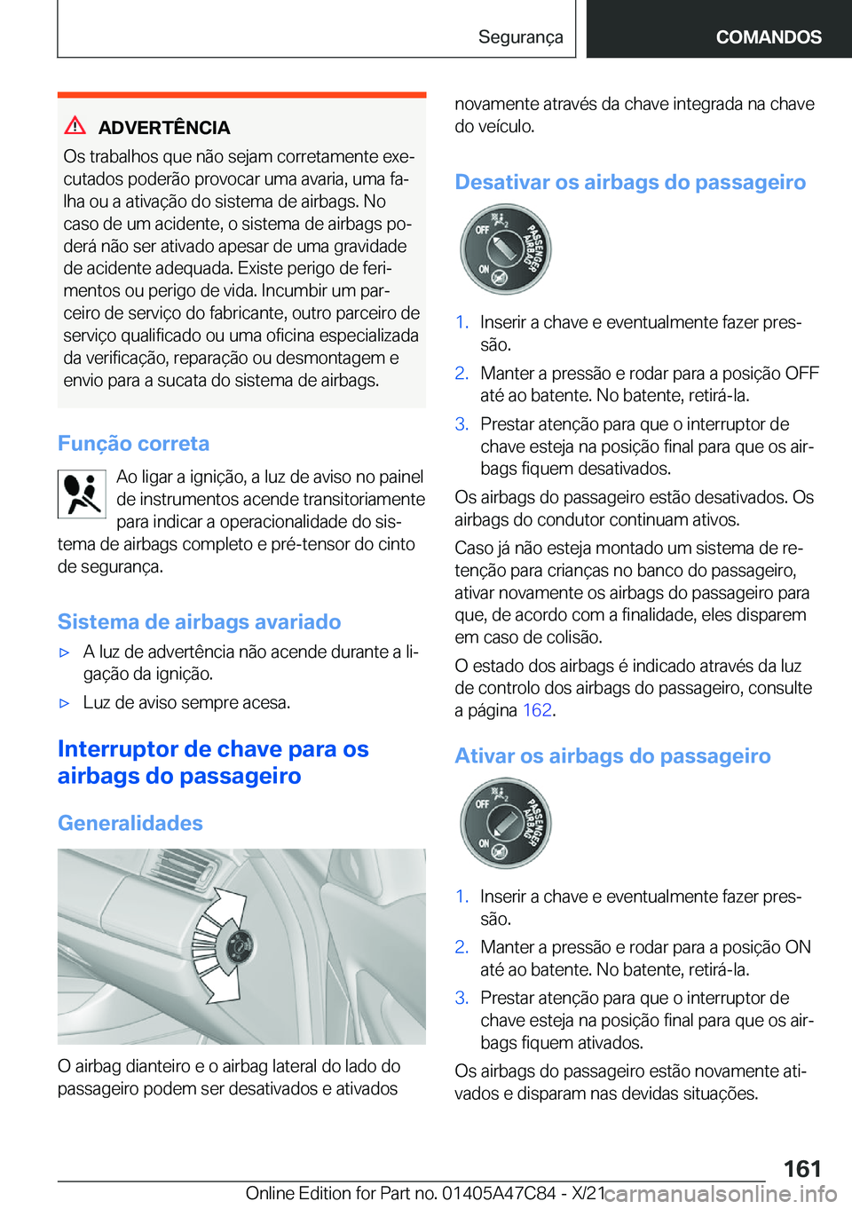 BMW X2 2022  Manual do condutor (in Portuguese) �A�D�V�E�R�T�