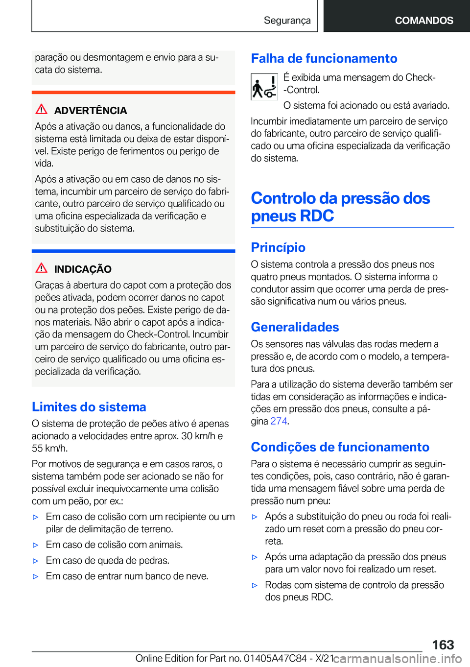BMW X2 2022  Manual do condutor (in Portuguese) �p�a�r�a�