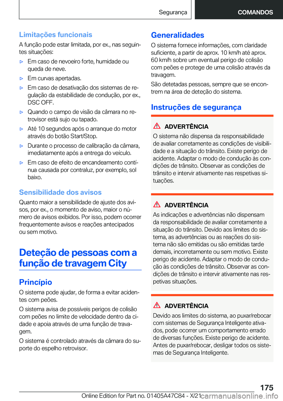 BMW X2 2022  Manual do condutor (in Portuguese) �L�i�m�i�t�a�