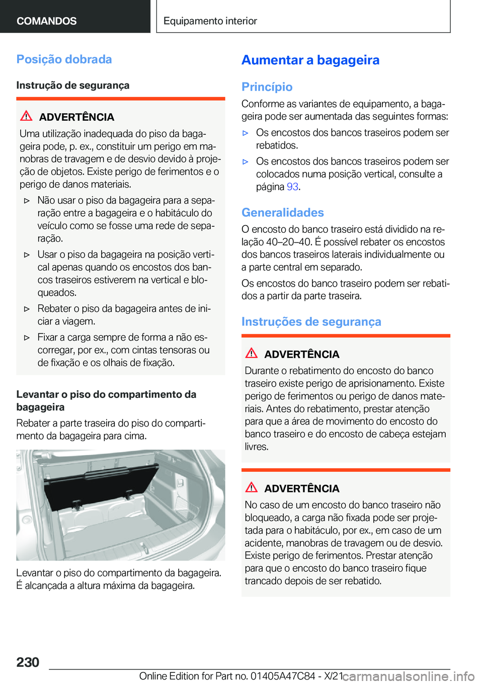 BMW X2 2022  Manual do condutor (in Portuguese) �P�o�s�i�