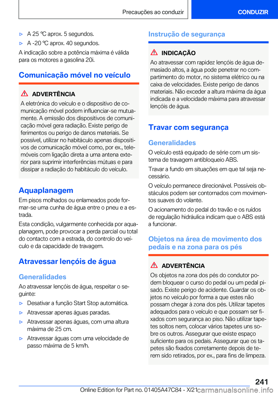 BMW X2 2022  Manual do condutor (in Portuguese) x�A��2�5�