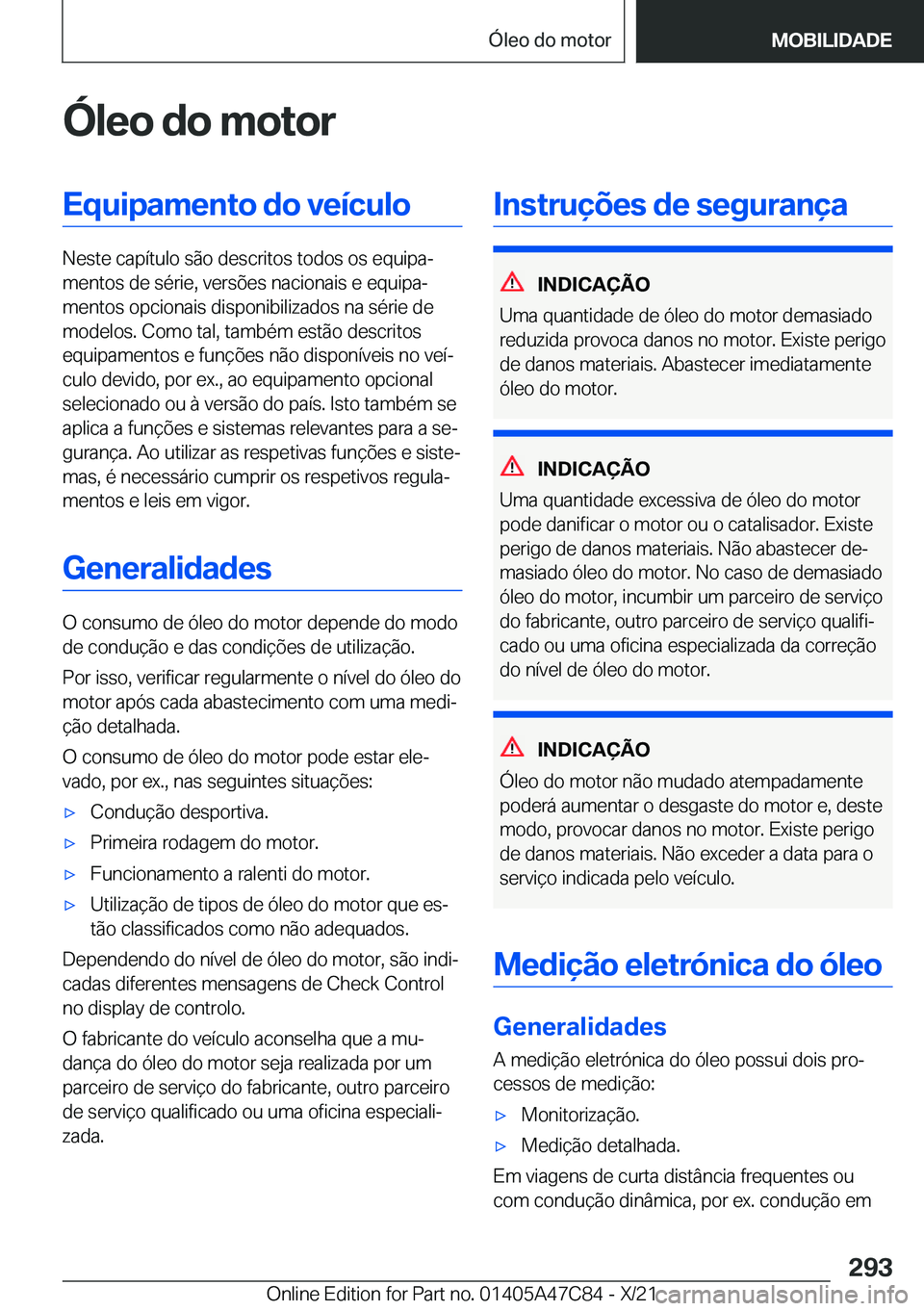 BMW X2 2022  Manual do condutor (in Portuguese) �