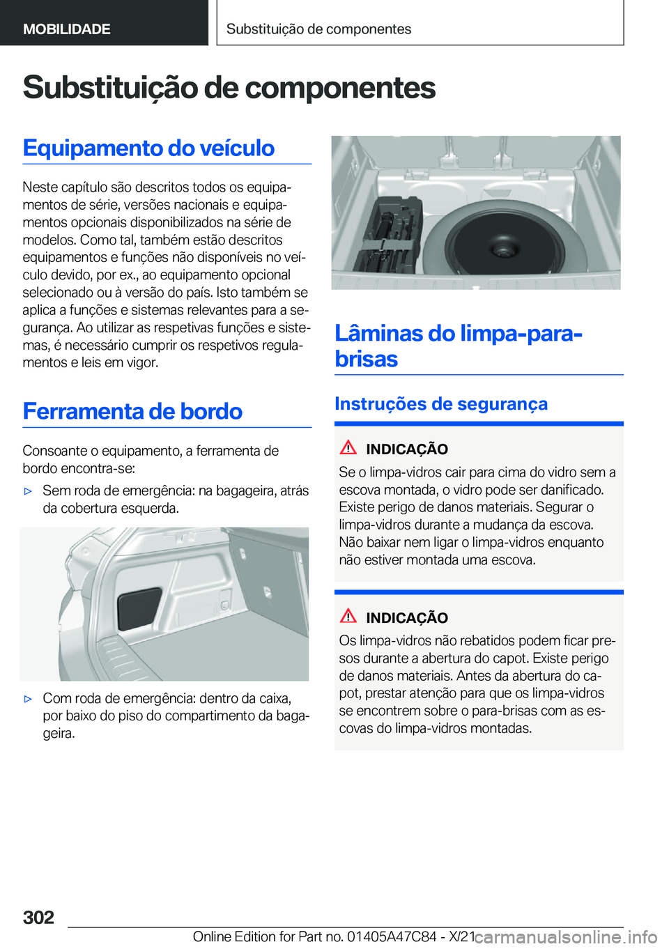BMW X2 2022  Manual do condutor (in Portuguese) �S�u�b�s�t�i�t�u�i�