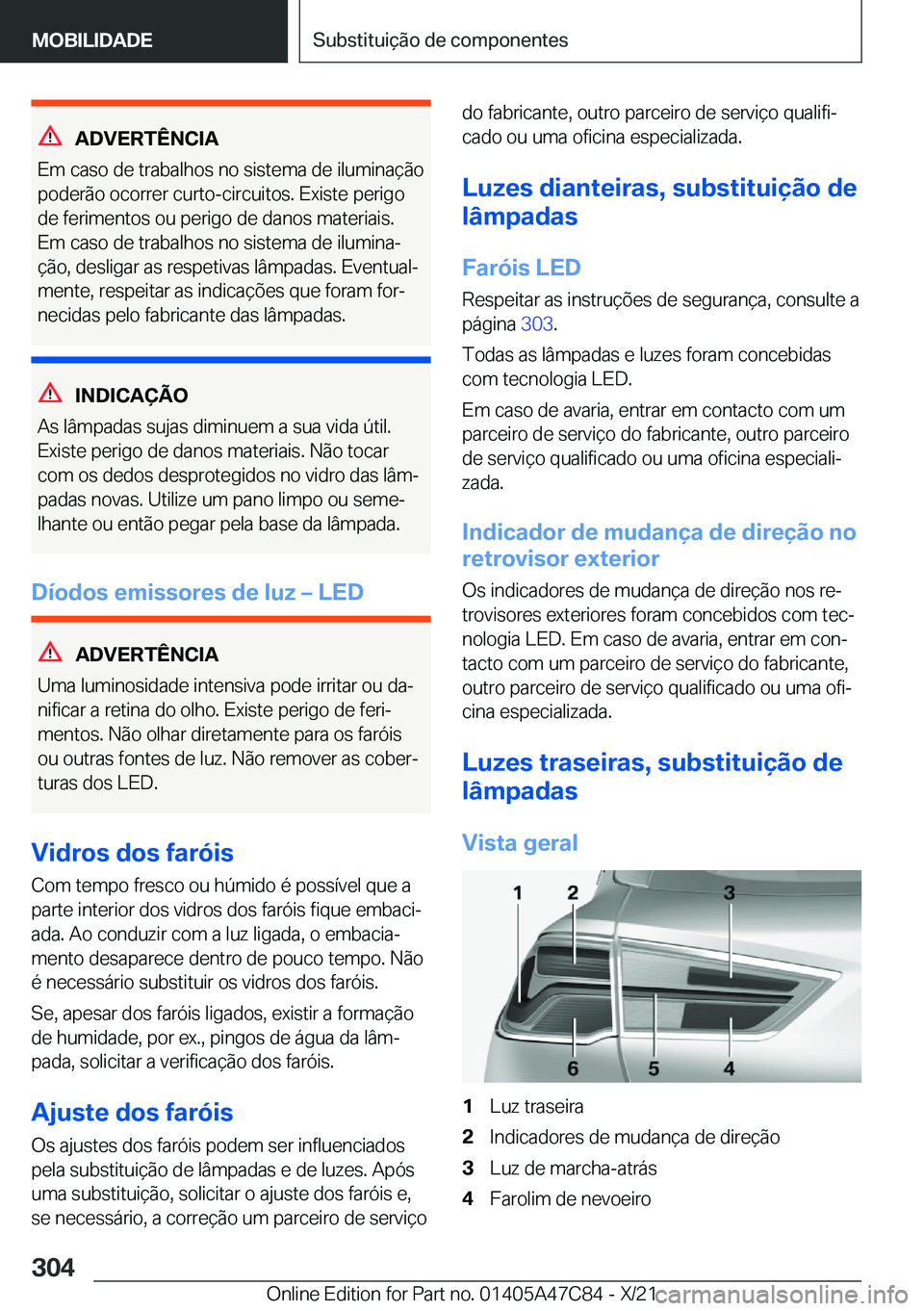BMW X2 2022  Manual do condutor (in Portuguese) �A�D�V�E�R�T�