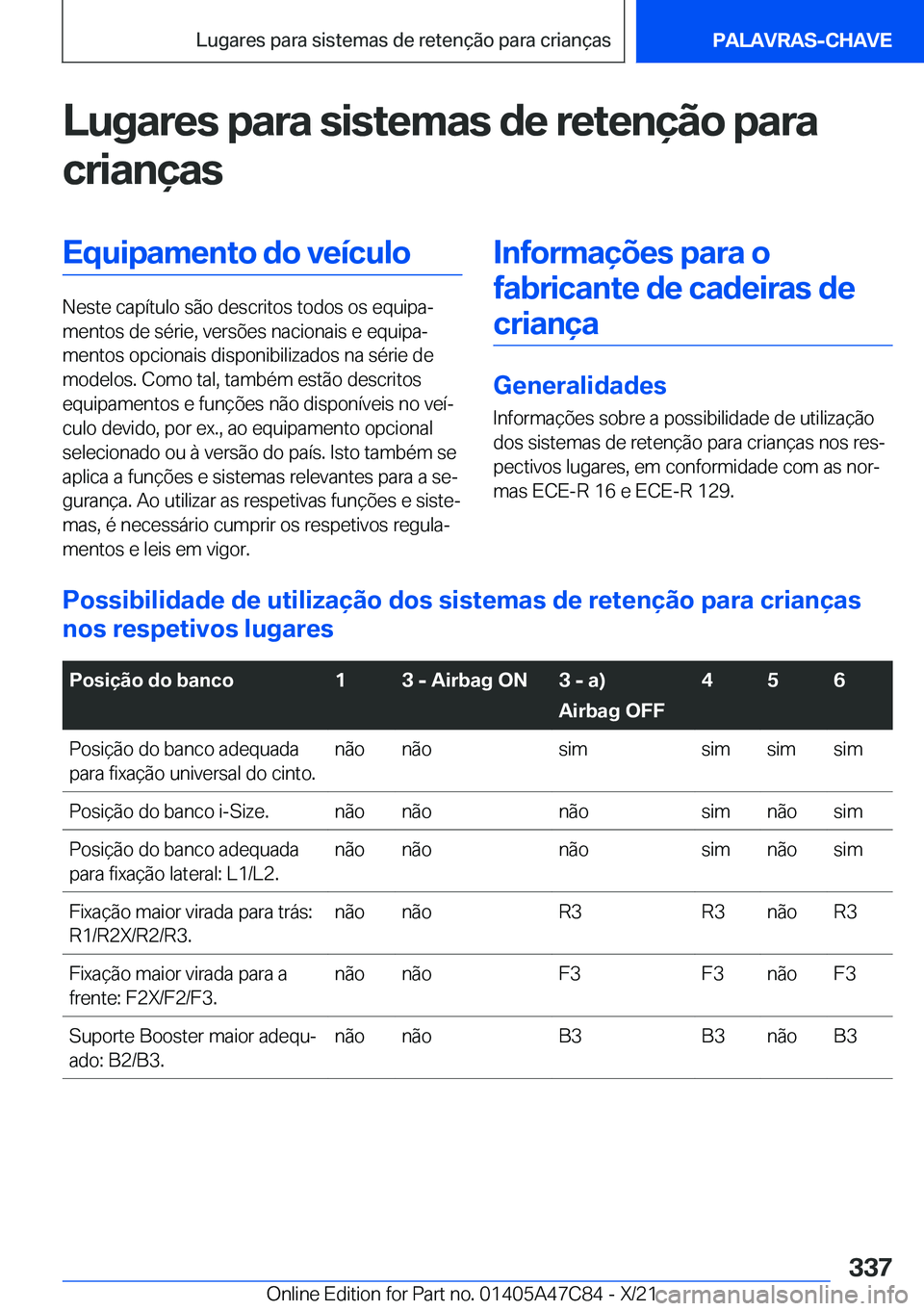 BMW X2 2022  Manual do condutor (in Portuguese) �L�u�g�a�r�e�s��p�a�r�a��s�i�s�t�e�m�a�s��d�e��r�e�t�e�n�