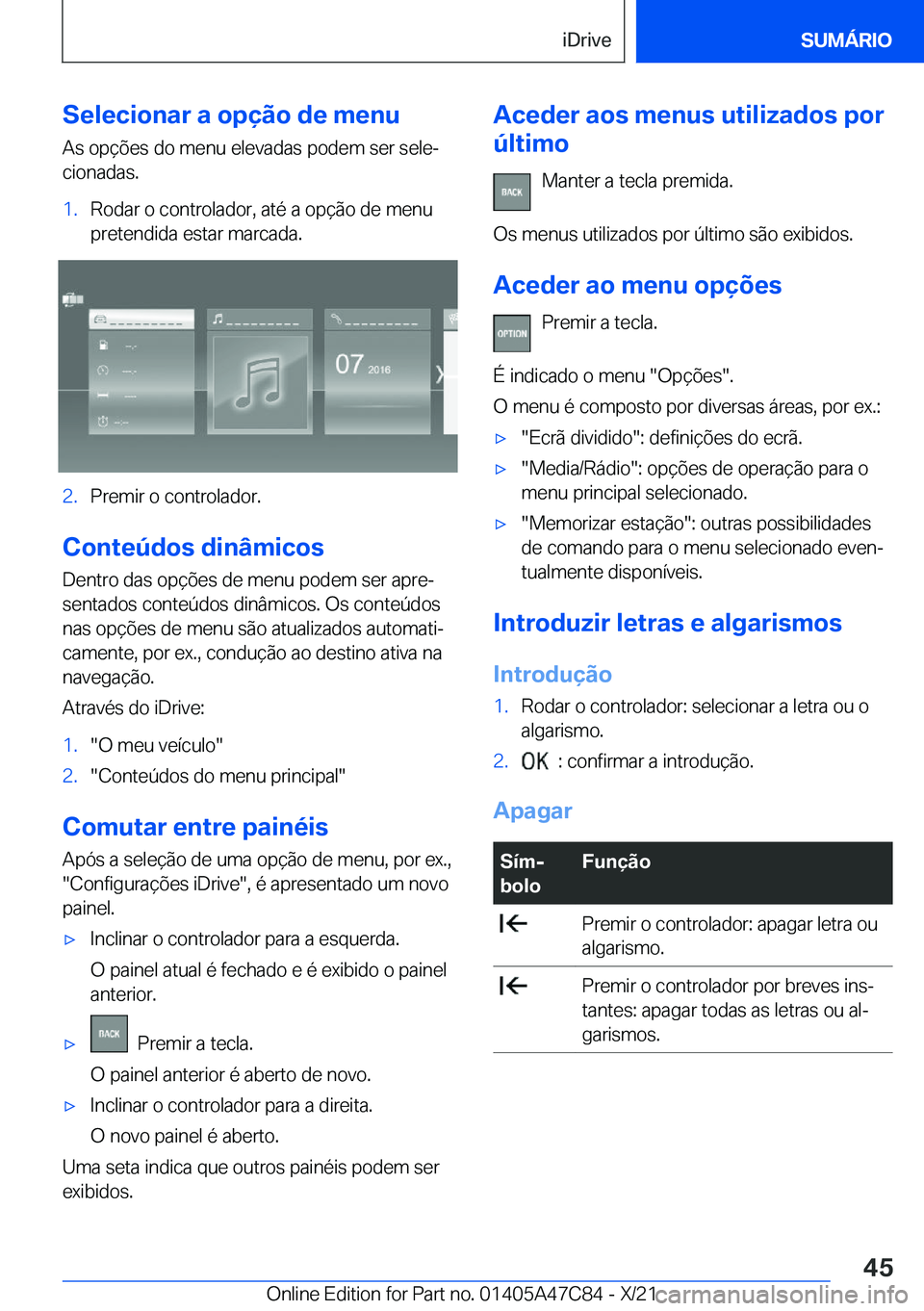 BMW X2 2022  Manual do condutor (in Portuguese) �S�e�l�e�c�i�o�n�a�r��a��o�p�