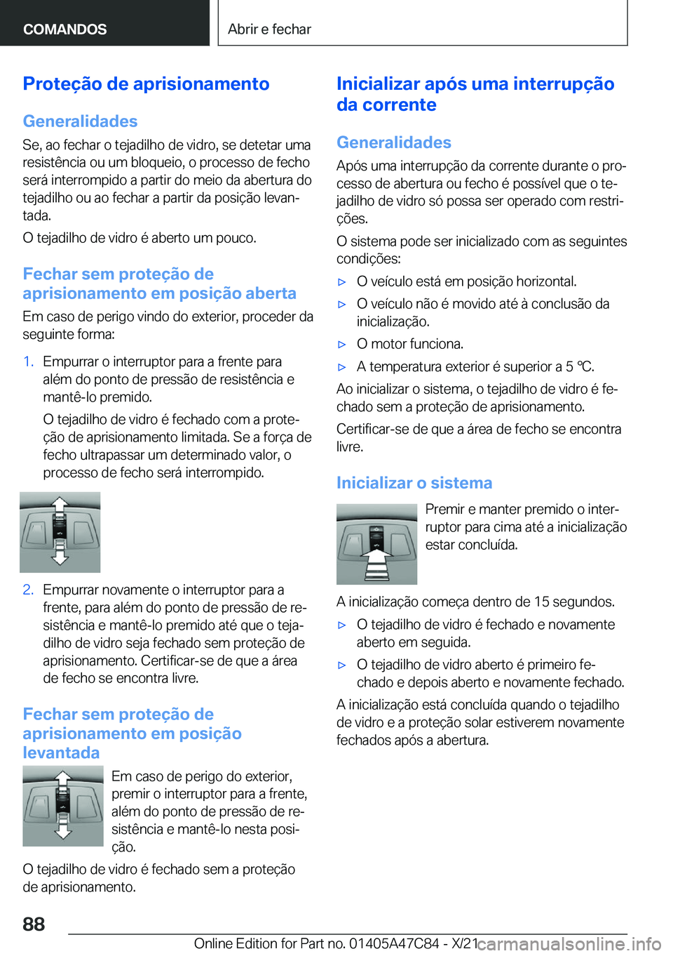 BMW X2 2022  Manual do condutor (in Portuguese) �P�r�o�t�e�