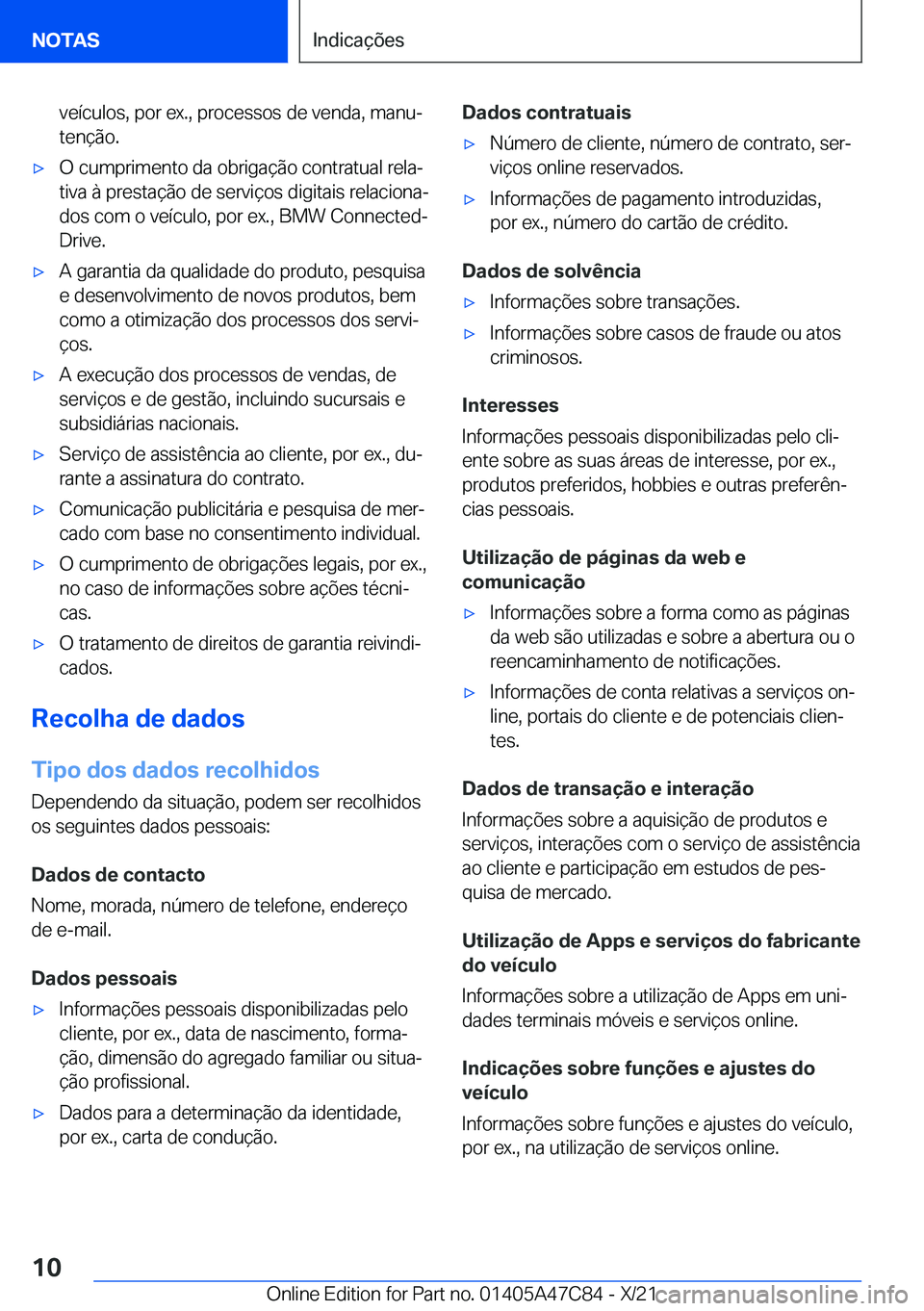 BMW X2 2022  Manual do condutor (in Portuguese) �v�e�
