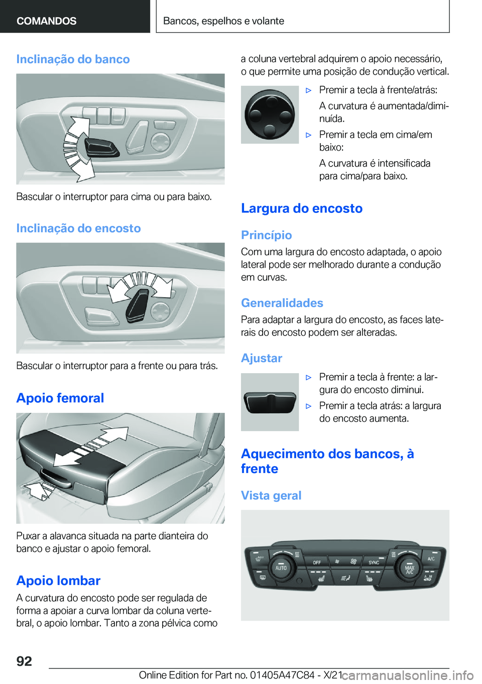 BMW X2 2022  Manual do condutor (in Portuguese) �I�n�c�l�i�n�a�
