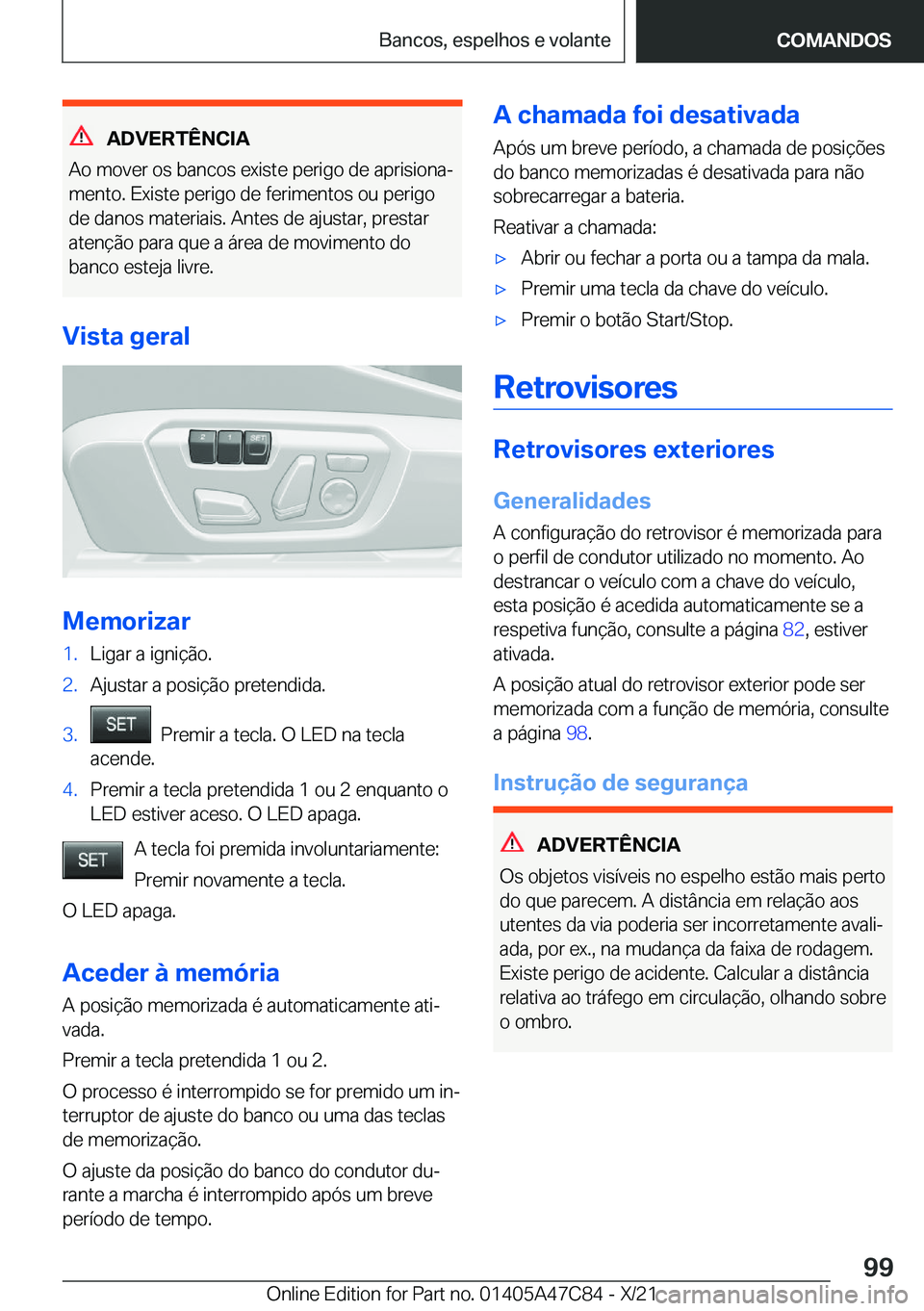 BMW X2 2022  Manual do condutor (in Portuguese) �A�D�V�E�R�T�