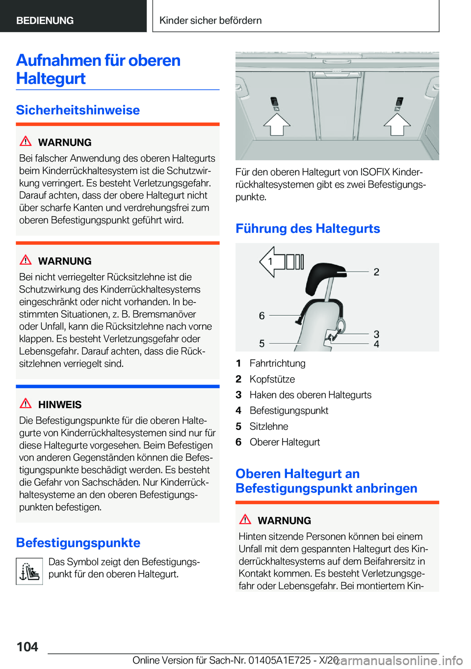 BMW X2 2021  Betriebsanleitungen (in German) �A�u�f�n�a�h�m�e�n��f�
