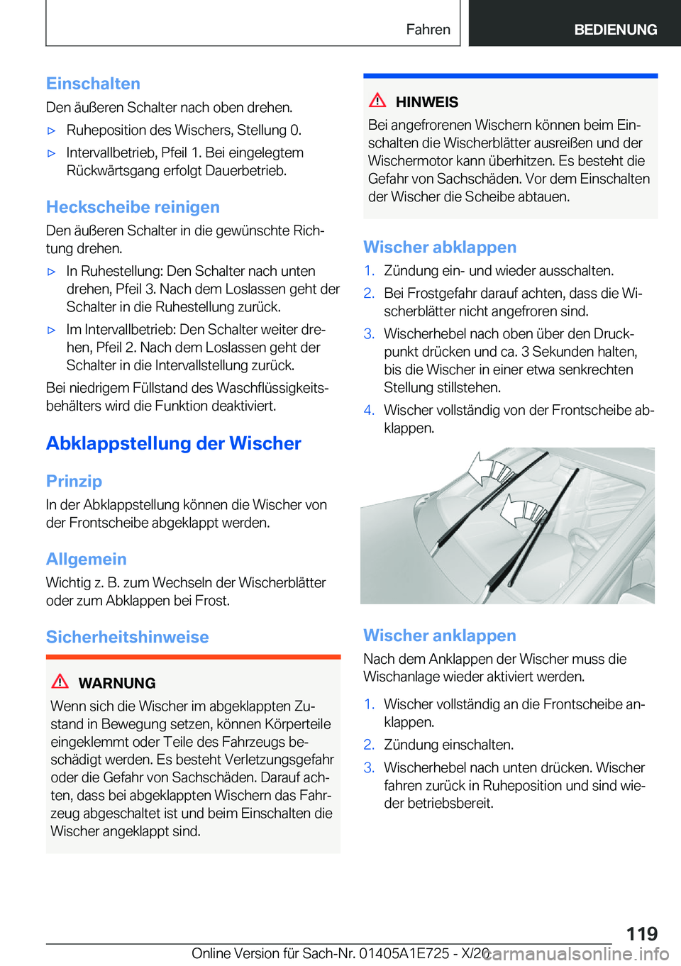 BMW X2 2021  Betriebsanleitungen (in German) �E�i�n�s�c�h�a�l�t�e�n�D�e�n��