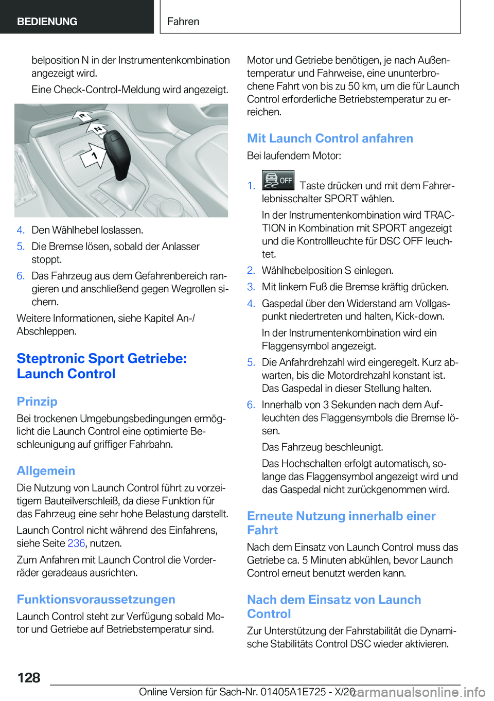 BMW X2 2021  Betriebsanleitungen (in German) �b�e�l�p�o�s�i�t�i�o�n��N��i�n��d�e�r��I�n�s�t�r�u�m�e�n�t�e�n�k�o�m�b�i�n�a�t�i�o�n
�a�n�g�e�z�e�i�g�t��w�i�r�d�.
�E�i�n�e��C�h�e�c�k�-�C�o�n�t�r�o�l�-�M�e�l�d�u�n�g��w�i�r�d��a�n�g�e�z�e�i�g