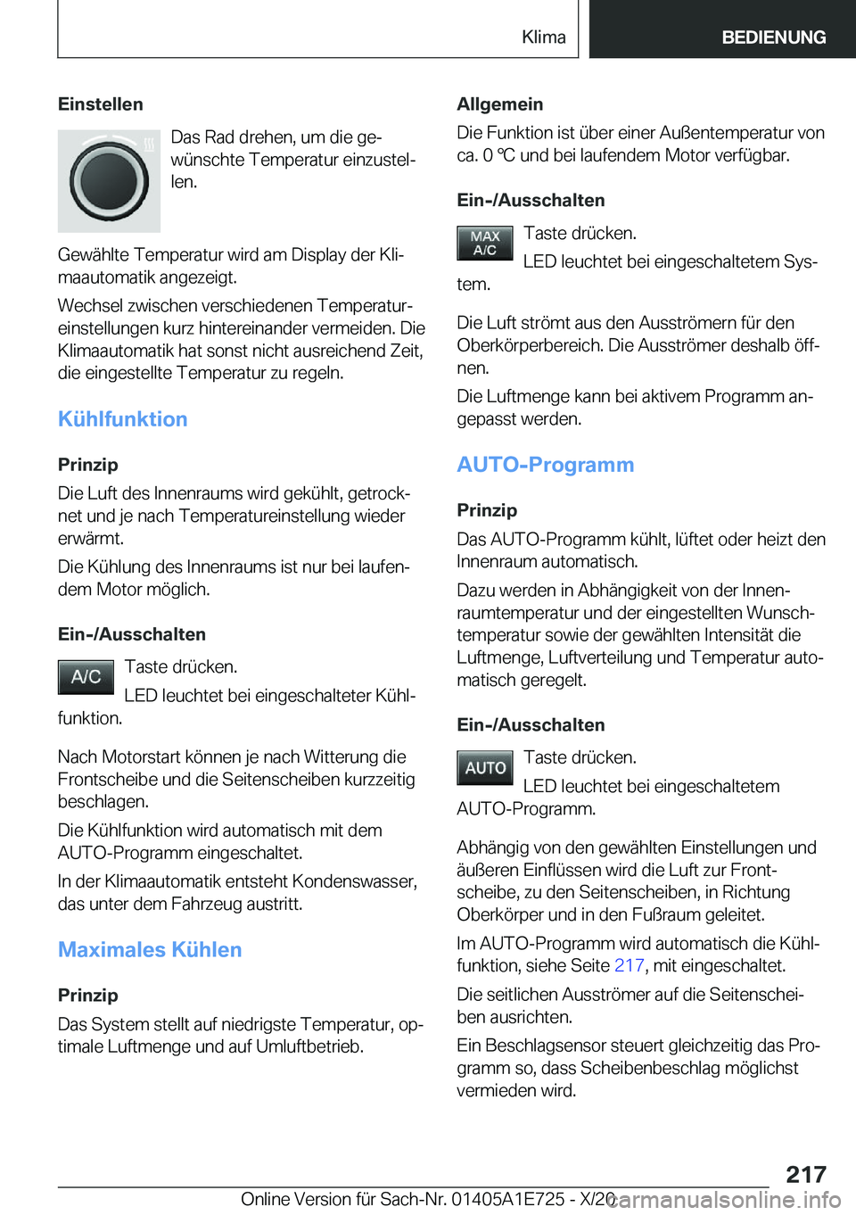 BMW X2 2021  Betriebsanleitungen (in German) �E�i�n�s�t�e�l�l�e�n�D�a�s��R�a�d��d�r�e�h�e�n�,��u�m��d�i�e��g�ej�w�
