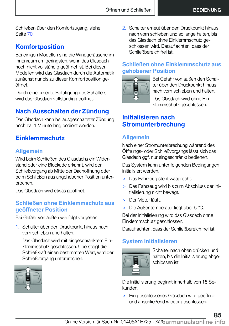 BMW X2 2021  Betriebsanleitungen (in German) �S�c�h�l�i�e�
