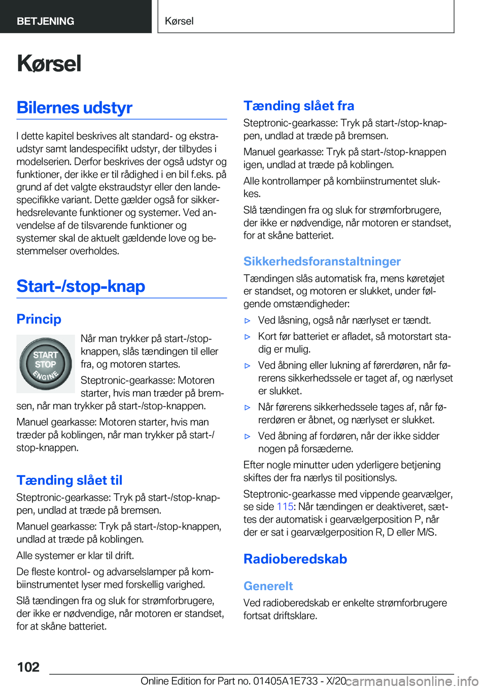 BMW X2 2021  InstruktionsbØger (in Danish) �K�