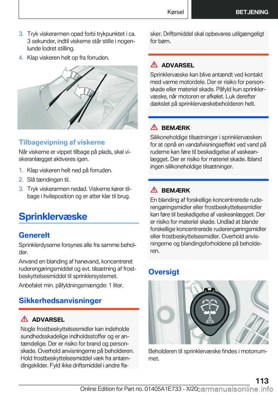BMW X2 2021  InstruktionsbØger (in Danish) �3�.�T�r�y�k��v�i�s�k�e�r�a�r�m�e�n��o�p�a�d��f�o�r�b�i��t�r�y�k�p�u�n�k�t�e�t��i��c�a�.
�3��s�e�k�u�n�d�e�r�,��i�n�d�t�i�l��v�i�s�k�e�r�n�e��s�t�å�r��s�t�i�l�l�e��i��n�o�g�e�nj �l�u�n�