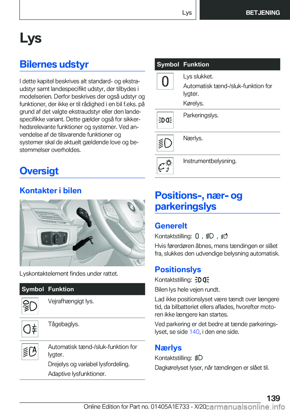 BMW X2 2021  InstruktionsbØger (in Danish) �L�y�s�B�i�l�e�r�n�e�s��u�d�s�t�y�r
�I��d�e�t�t�e��k�a�p�i�t�e�l��b�e�s�k�r�i�v�e�s��a�l�t��s�t�a�n�d�a�r�d�-��o�g��e�k�s�t�r�aj
�u�d�s�t�y�r��s�a�m�t��l�a�n�d�e�s�p�e�c�i�f�i�k�t��u�d�s�t
